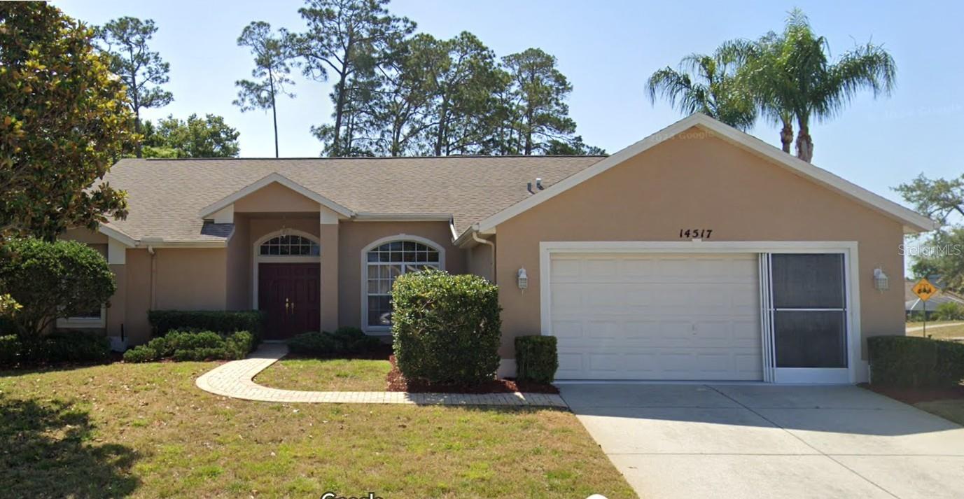 Looking for a split bedroom, pool home with vaulted ceilings, open kitchen to family room and breakfast nook? – This home is for you. It offers 1997 SF of ideal design. This 3BR/2BA home has a primary bedroom (on opposite side from others) that opens to pool lanai covered with pavers; an en-suite his and her walk-in closets; garden tub and walk-in shower. The living room has triple sliders that open to the pool lanai, along with the breakfast nook sliders which is great for flow when entertaining. The 2 car garage has entry through the inside laundry room with utility sink straight to the kitchen. The kitchen opens to the family room and breakfast nook (which also opens to the pool lanai) and breakfast bar. Separate pantry is stand-alone with easy access. The screened in pool area has a covered area in addition to an open area, which is great for BBQing and entertaining. Fairway Oaks offers low HOA fees; ZONED X - NO FLOOD INS REQ; sidewalks and convenient access to shopping, dining, hospital, Suncoast Parkway with straight shot to Tampa. Don’t miss the opportunity to view this home. Seller is motivated to sell.