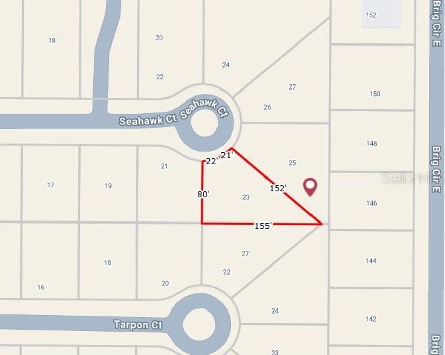 Build your dream home on this spacious pie shaped vacant lot located on a quiet cul-de-sac in the desirable deed-restricted community of Rotonda Sands in Placida, Florida. Offering a peaceful setting with added privacy, this oversized homesite is perfectly positioned to enjoy the very best of the Southwest Florida lifestyle. Public water is available, making the building process even more convenient. Just minutes from Boca Grande, pristine Gulf beaches, marinas, world-class fishing, boating, shopping, dining, and entertainment, this location truly has it all. Golf enthusiasts will appreciate being surrounded by multiple championship golf courses with dozens of holes nearby, while sports fans are only a short drive from Charlotte Sports Park, the Spring Training home of the Tampa Bay Rays. Whether you are looking to build now, secure a future retirement property, or invest in one of Florida’s growing coastal communities, this is an outstanding opportunity at an excellent value.