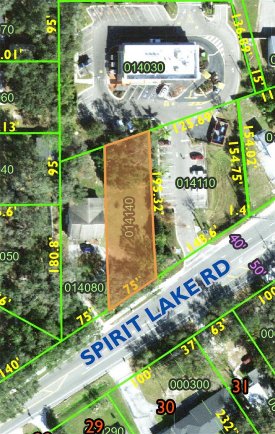 **Prime Commercial Lot for Sale – Spirit Lake Road, Winter Haven, FL**

**Location, Location, Location!**

This is a rare opportunity to own a prime commercial lot in one of Winter Haven's highest-traffic areas. Located directly on Spirit Lake Road, this vacant parcel is surrounded by thriving businesses, making it an ideal spot for your next commercial venture. With McDonald's as your neighbor, you’ll benefit from the constant flow of foot and vehicle traffic. Additionally, the lot is just a short distance from the Polk Parkway and the world-famous Legoland Florida Resort, bringing millions of visitors to the area each year.

**Property Highlights:**
- **High Traffic Exposure**: Located in a bustling commercial corridor, providing maximum visibility and easy access for customers.
- **Proximity to Major Attractions**: Just minutes from Legoland and the Polk Parkway, ensuring a steady stream of potential customers.
- **Neighboring McDonald's**: High-traffic area with established businesses, ensuring you’re in great company.
- **Ideal for Retail, Dining, or Office Use**: The flat, spacious lot is versatile and ready for your business ideas.
- **Easy Access**: Great road frontage and access to major routes ensure customers will have no trouble finding your location.

Whether you're looking to expand your business, open a new restaurant, or develop a retail center, this lot offers an exceptional location to achieve your goals. The combination of high visibility, prime location, and proximity to major attractions makes this an unbeatable investment opportunity.

**Don’t miss out on this incredible chance to own a piece of Winter Haven’s commercial future. Contact us today for more information and to schedule a showing!**