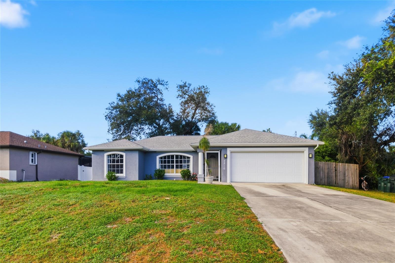 Priced to sell! Here’s the opportunity you’ve been waiting for — a well-maintained 3-bedroom, 2-bath, 2-car garage block home with a fully fenced backyard and a spacious garden shed for extra storage or hobbies. This home features a desirable split floor plan that provides privacy and comfort, along with a large living room that’s perfect for relaxing or entertaining. The sliding glass doors open to a screened lanai, creating a seamless transition between indoor and outdoor living.
Recent updates offer peace of mind — the roof was replaced in December 2022, and the air conditioning system was installed in 2019. The home is not located in a flood zone and there are no HOA fees, giving you both savings and freedom. Conveniently located close to schools, shopping, restaurants, parks, and major roads, this home makes everyday living easy.
Whether you’re a first-time homebuyer, seeking a seasonal getaway, or looking for a solid investment property, this one checks all the boxes. With its great location, newer systems, and attractive price, this property represents an exceptional value and won’t last long — schedule your showing today!