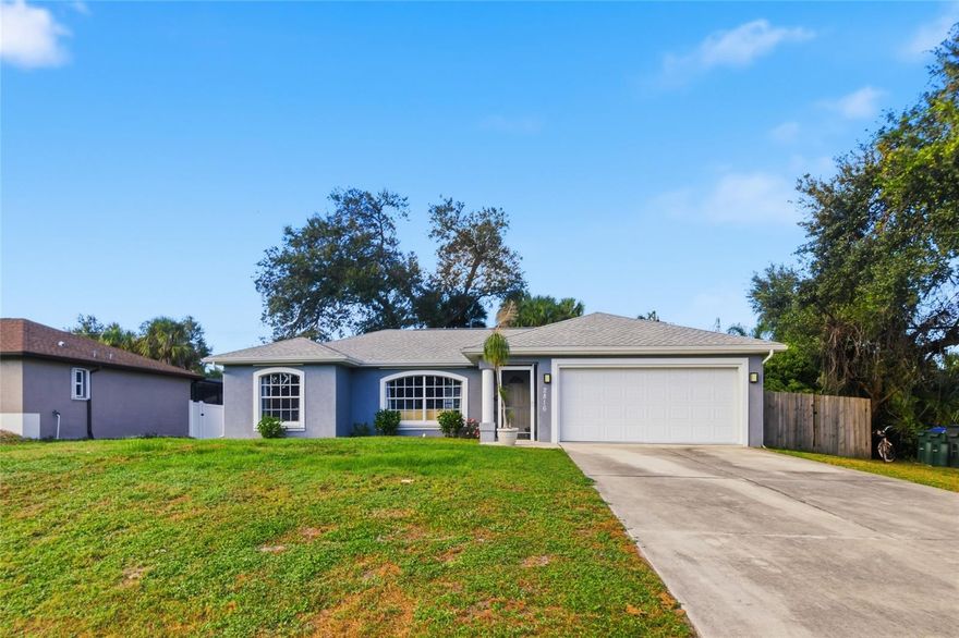 Priced to sell! Here’s the opportunity you’ve been waiting for — a well-maintained 3-bedroom, 2-bath, 2-car garage block home with a fully fenced backyard and a spacious garden shed for extra storage or hobbies. This home features a desirable split floor plan that provides privacy and comfort, along with a large living room that’s perfect for relaxing or entertaining. The sliding glass doors open to a screened lanai, creating a seamless transition between indoor and outdoor living.

Recent updates offer peace of mind — the roof was replaced in December 2022, and the air conditioning system was installed in 2019. The home is not located in a flood zone and there are no HOA fees, giving you both savings and freedom. Conveniently located close to schools, shopping, restaurants, parks, and major roads, this home makes everyday living easy.

Whether you’re a first-time homebuyer, seeking a seasonal getaway, or looking for a solid investment property, this one checks all the boxes. With its great location, newer systems, and attractive price, this property represents an exceptional value and won’t last long — schedule your showing today!