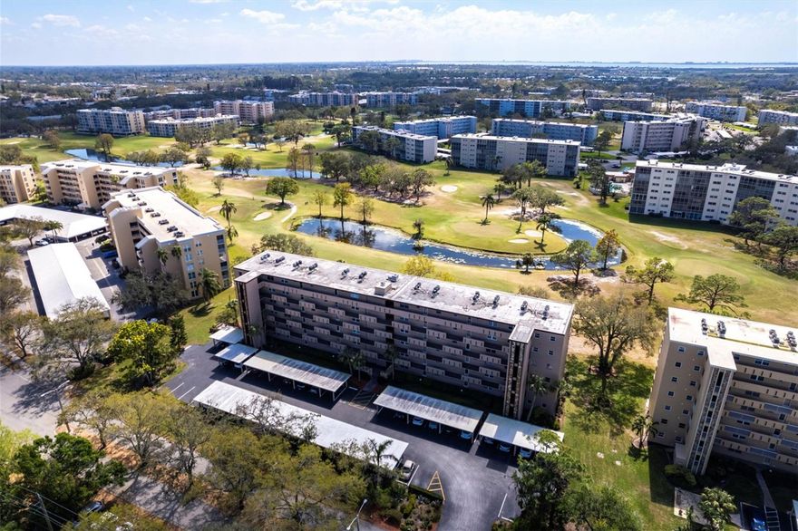 Welcome to this charming penthouse condo located at 3620 Ironwood Cir in Bradenton, FL. Built in 1984, this well-maintained home offers a comfortable and spacious living space for you to enjoy. With 2 bathrooms and a total of 1100 sq.ft. of finished area, there is plenty of room for relaxation and entertainment. This condo is located in the smallest building of the Ironwood complex, Building O, on the quieter Northside of the development, with mature trees and beautiful views of the back nine of the golf course. Everything in Building O has been recently updated, meaning no upcoming assessments, and owners have access to one of the best Recreation Halls with an enclosed pool, workout room, and great social space. The condo itself is completely updated and ready for you to move in, including hurricane windows installed just a few years ago. As you step inside, you are greeted by a bright and inviting atmosphere with an open floor plan that seamlessly connects the large lanai, living room, dining area, and kitchen. The large windows allow natural light to flood the space, creating a warm and welcoming ambiance throughout. The kitchen, which is open to the dining and living area is equipped with modern appliances, ample cabinet space, and a breakfast bar for casual dining. Whether you are preparing a gourmet meal or enjoying a quick snack, this kitchen has everything you need to whip up delicious dishes. Both bedrooms are spacious and have plenty of closet space for storage. The bathrooms are updated, well-appointed with modern fixtures and finishes, and provide an enjoyable experience for your daily routine. Additionally, there is a laundry area in the spacious kitchen for your convenience. Outside, on the first floor, you will find a private, covered parking space, a shared patio area where you can relax and unwind after a long day, and a short walk to the pool and recreation center. The lush landscaping and serene surroundings create a peaceful retreat for you to enjoy the beauty of nature. The community amenities include a swimming pool, tennis courts, and clubhouse, providing opportunities for recreation and socializing with neighbors. Conveniently located near shopping, dining, schools, and major highways, this condo offers easy access to everything Bradenton has to. Whether you are looking for a full-time residence or a vacation home, this property is a perfect choice for those seeking a comfortable and low-maintenance lifestyle. Don’t miss out on this wonderful opportunity to make this condo your new home! Come and experience the charm and convenience of 3620 Ironwood Cir, #606 in Bradenton, FL.