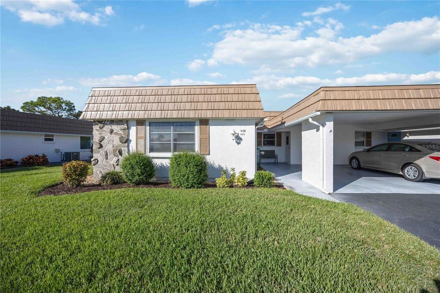 Rare Opportunity!
Move right into this beautifully updated 2-bedroom, 2-bath villa, perfectly located just minutes from the world-famous Siesta Key beaches. This turnkey furnished home is pet friendly and features a modernized kitchen and bathrooms, an updated electrical panel, and newer windows for peace of mind. The entire interior has been freshly painted with Behr premium paint.
Enjoy the charm of the unique “keyhole” gardens in the front and back—complete with a watering system in the front—and a private, beautifully landscaped backyard perfect for relaxing or entertaining. The villa also includes a one-car carport and a separate storage and laundry area, offering privacy, security, and plenty of extra space.
Conveniently located at the front of the complex, you’re just 2 blocks from shopping and public transportation, and only 1 block from the Clubhouse, heated pool, and marina. Strathmore Riverside Villas is known for its warm sense of community and active lifestyle.  There are many activities happening here:  Social events, bingo nights, games, billiards, card games and more!
$628/mo. condo fee includes: Cable TV, Common Area Taxes, Community Pool, Escrow Reserves Fund, Fidelity Bond, Insurance, Maintenance Exterior, Maintenance Grounds, Maintenance Repairs, Manager, Private Road, Recreational Facilities, Sewer, Trash, Water.
Don’t miss your chance to live the carefree Sarasota lifestyle—schedule your private showing today!