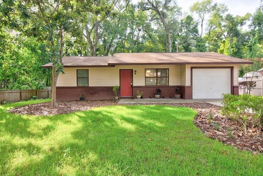 Welcome to this cozy 2-bedroom, 1-bathroom home located at 11907 NW 147th Pl in Alachua, FL. Offering 1,104 square feet of thoughtfully designed living space, this home provides the perfect balance of comfort and style. The spacious living room, measuring approx. 16x17, is ideal for relaxing or entertaining guests and seamlessly connects to the dining area for added convenience.

The kitchen, with its modern appliances including a dishwasher, microwave, range, and refrigerator, is perfect for preparing meals with ease. You'll love the sleek stone countertops that add a touch of elegance to the space. The primary bedroom, featuring a built-in closet and measuring 12x10, provides a serene retreat, while the luxurious vinyl and tile flooring throughout the home ensures durability and easy maintenance.

This home offers a perfect blend of modern features and warmth, making it an ideal place to call home.