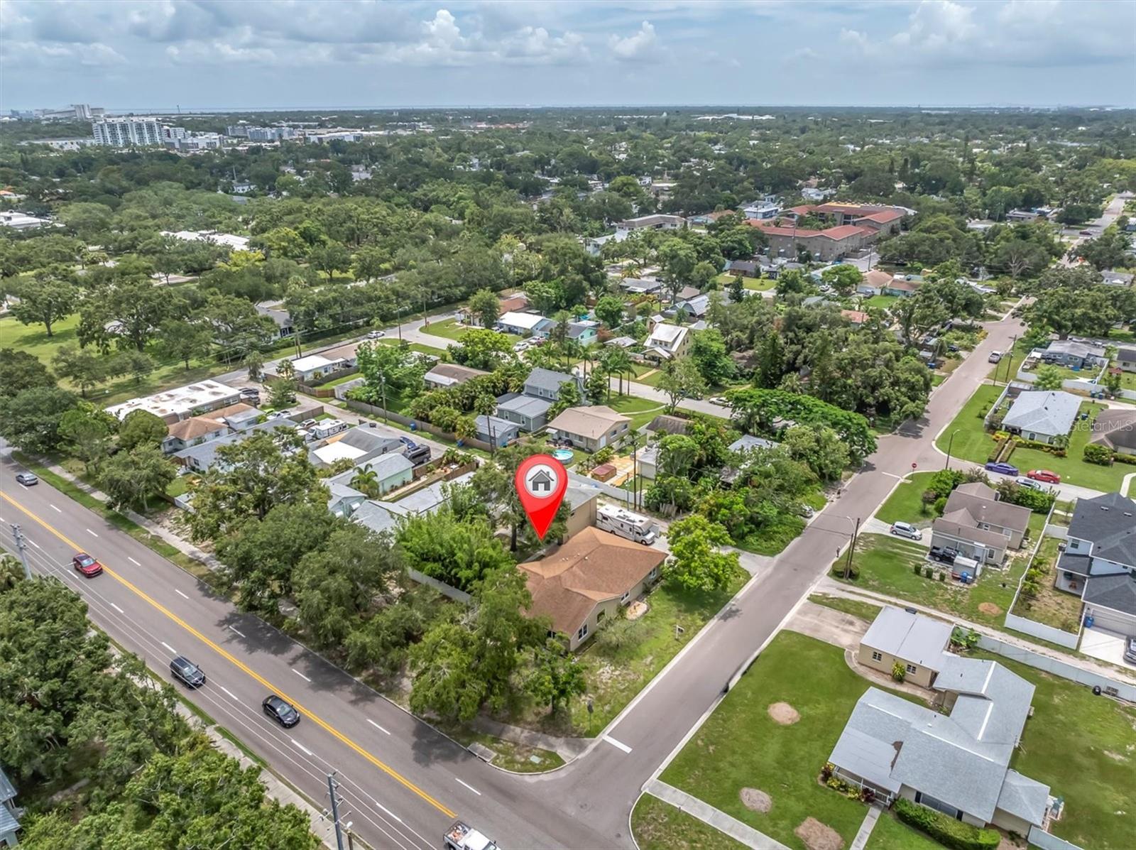 Back on the market due to no fault of the property - buyer got cold feet! Multi-Family, Multi-Generational Income Property | Double Lot | Prime St. Pete Location
Rare opportunity to own a versatile multi-family property on a double lot, just minutes from Downtown St. Petersburg and the Gulf beaches. Perfect for multi-generational living, rental income, or house hacking!
Main Home (Lot 1):
3 Bedrooms / 2 Bathrooms all updated
Oversized 1-car garage with ac (window ac)
Nicely updated kitchen with stainless steel appliance's - Island Stays
Family room with permitted addition (2017)
Newer roof, water heater and A/C
Spacious layout ideal for owner-occupancy or long-term rental
Second Structure (Lot 2):
1 Bedroom / 1 Bathroom upstairs unit – ADA compliant with chair lift - Separate outdoor stairs for private entrance
Flex space/workshop on the first floor –A/C 2017, Brand new roof (2025) original hard wood floors in apartment. fully A/C’d and ready to convert into a separate rental, studio, or office
Great potential for rental, guest suite, or home business
Or possibly convert this to a 3 bedroom 2 bath as well
Additional Features:
RV hookup for added flexibility or guest accommodations or Parking your RV keeping it clean and healthy year around
Mature landscaping offers privacy and curb appeal
Plenty of parking and outdoor space
Multi-family use with income potential from multiple units
Separate meters for each structure
The possibilities are endless with this property, schedule your appointment today and let your imagination run wild!