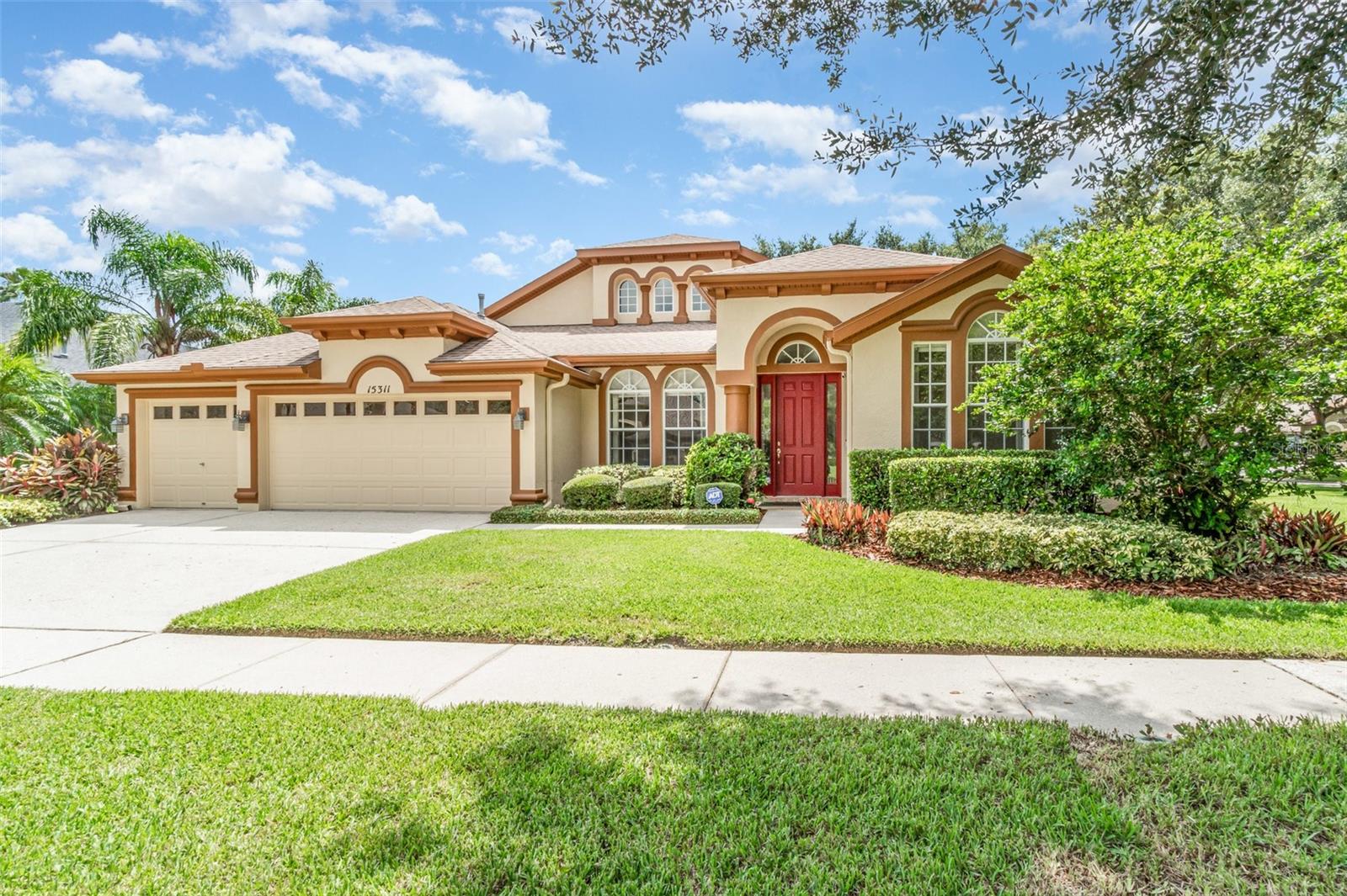 Welcome to this generously sized 5-bedroom, 3-bathroom home offering 3,098 sq. ft. of comfortable living in the highly desirable FishHawk Ranch community. A bright and open foyer welcomes you inside, leading to a versatile office or den on either side.The bright and airy kitchen overlooks the expansive living area, creating a perfect flow for entertaining. Vaulted ceilings and clerestory windows fill the space with natural light, while sliding doors lead to the backyard for seamless indoor-outdoor living. The primary suite boasts a walk-in closet and an en-suite bath with dual sinks, a soaking tub, and a walk-in shower. A split-bedroom layout ensures privacy for family or guests, while an indoor laundry room adds everyday convenience.
This home offers great potential for personalization and updates to suit your style. Living in FishHawk Ranch means access to resort-style amenities, including multiple pools, tennis and pickleball courts, fitness facilities, walking trails, and top-rated schools.
Enjoy nearby shopping, dining, medical services, and easy access to major highways—just a short drive to Downtown Tampa, Disney, and the Gulf Coast’s beautiful beaches.
Bring your vision and make this spacious home your own—schedule a showing today! Low CDD and low HOA.