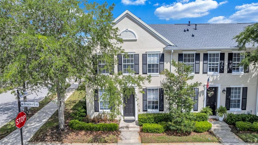 STUNNING completely remodeled Townhome located in the heart of desirable West Park Village in the highly sought-after Golf Course Community of WESTCHASE! Just steps away from restaurants, coffee shops, boutiques, bars & much more, this SPACIOUS CORNER UNIT features 3 Bedrooms, 2.5 Bathrooms, 1452 Sq Ft, detached 2-Car Garage & a Large Screened Patio. COMPLETE REMODEL was completed in 2022, including removing walls to create an Open & Spacious Floor Plan which allows for lots of natural light! BEAUTIFUL NEUTRAL Wood Laminate flooring featured throughout every room in the home, SPACIOUS FORMAL DINING ROOM features double windows and wait until you see the GORGEOUS KITCHEN featuring HIGH-END STAINLESS LG APPLIANCES including Gas Range with Ceiling-Mounted Stainless Hood & Side-By-Side Double Door Bistro Refrigerator, GORGEOUS COUNTERTOPS in Kitchen & wrapped over the Island & in all Bathrooms! Updated Light Fixtures, Ceiling Fans & Hardware throughout, and Laundry Room includes a Washer & Dryer and Walk-In Kitchen Pantry. Upstairs you will find the Primary Bedroom w/Ensuite Primary Bath featuring Updated Double Sink Vanity, Hardware, Light Fixtures & Mirror! Two Comfortable Guest Bedrooms & Full Guest Bathroom upstairs and UPDATED HALF BATH DOWNSTAIRS! Off the Living Room, sliding glass doors lead to the LARGE SCREEN PATIO perfect for a BBQ & ENTERTAINING and a detached, rear-alley 2-Car Garage. In addition to your LOVELY TURN-KEY READY HOME you will LOVE the walkability of being located in the heart of West Park Village! The Westchase Community also features an abundance of amenities including Community Swimming Pools, Parks, Playground, Tennis Courts, Basketball Court, Soccer Fields & our Highly-Rated par-72 Golf Course known for its scenic layout through wetlands, woods, and conservation! Westchase is located 20 minutes to the Tampa International Airport, 30 minutes to the Westshore and Downtown Tampa area & 45 minutes to BEAUTIFUL BEACHES. Welcome Home!