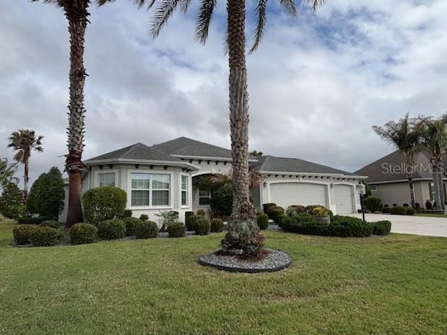 PICTURES COMING! Live the lifestyle you’ve earned in this stunning golf course view premier home with a private pool, outdoor entertaining, and no rear neighbors in the centrally located Village of Pinellas. This Expanded Williamsburg Premier model offers 3BR/2BA, over 3,000 square feet of living space, an oversized 3-car garage, and an exceptional blend of privacy, elegance, and resort-style living.
From the moment you arrive, the professionally designed landscaping and architectural corbels set a tone of timeless sophistication. Inside, hand-scraped hardwood flooring flows through the main living areas, complemented by a grand living room with wood-burning fireplace, custom built-in wall units, tray ceiling, and surround sound, ideal for both intimate evenings and refined entertaining.
The heart of the home is a beautifully appointed chef’s kitchen featuring wraparound granite countertops, a spacious island with seating, and an inviting eat-in dinette with picture window—perfect for gathering with family and guests.
Seamlessly blending indoor and outdoor living, stacking sliding glass doors open to an expanded private mansard lanai showcasing a saltwater pool, outdoor entertaining with wet bar and refrigerator, and multiple lounging and dining areas—all enclosed in an enlarged birdcage and overlooking the Evans Prairie Osprey Championship Golf Course (4th hole, 2nd tee box). With no rear neighbors, the setting offers both tranquility and breathtaking views. There is also plenty of room to add on a full cabana and an outdoor gourmet kitchen.
The primary suite is a luxurious retreat with a tray ceiling, French doors leading directly to the lanai, dual closets, dual vanities, private commode, Roman shower, and jetted garden tub you can get lost in. A private guest wing—complete with two bedrooms (including a walk-in closet), full bath, linen closet, and pocket door—ensures comfort and privacy for visitors.
Additional highlights include enhanced lighting and fans, custom finishes throughout, and a spacious 3-car garage with built-in storage, workshop area, and attic access.
Premier home • Golf course frontage • Pool home • No rear neighbors • 3-car garage
Bond Balance: $31,244
A rare opportunity to own a refined premier home in a premier neighborhood, with golf course view designed for luxury living and unforgettable entertaining.