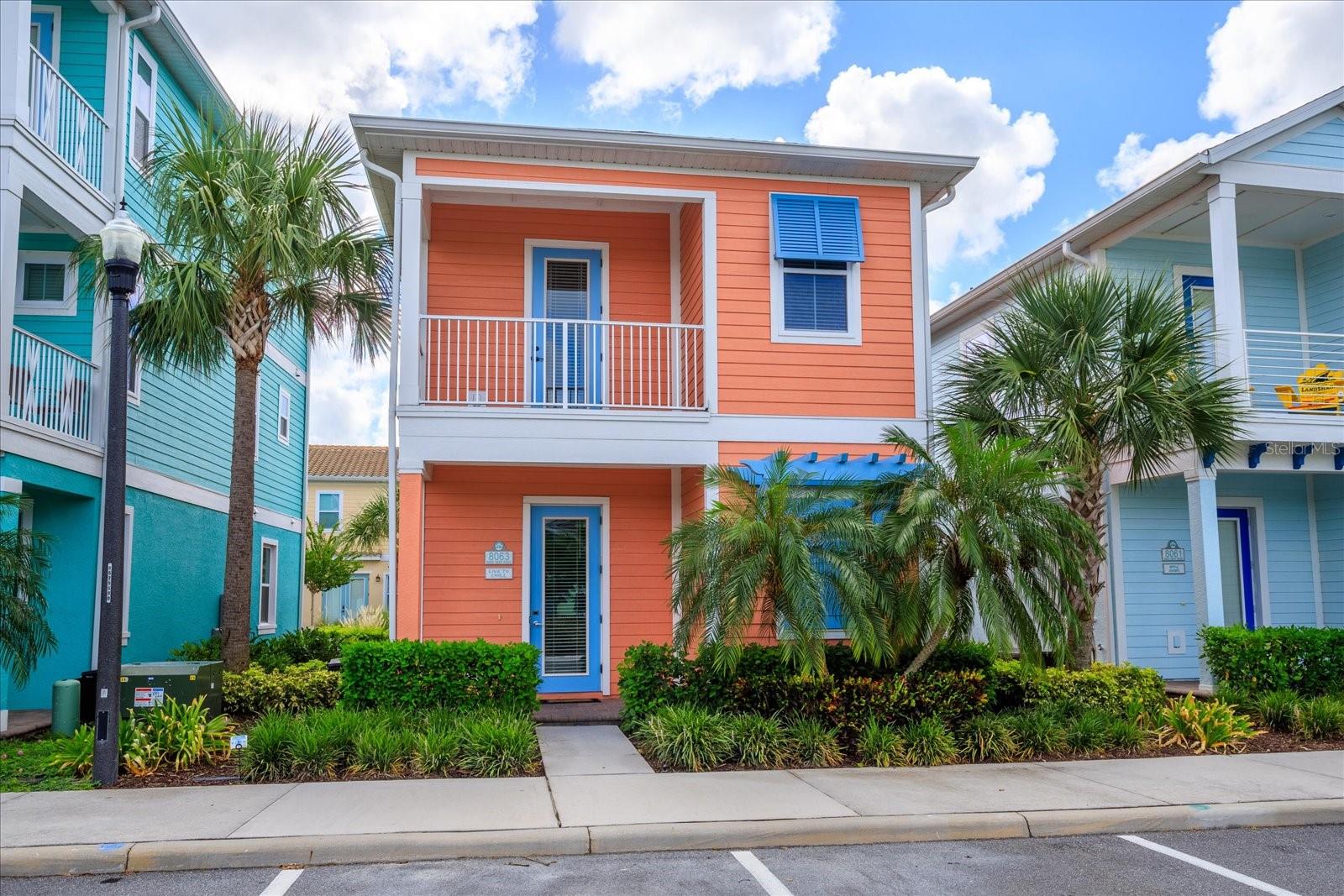 ***FABULOUS MARGARITAVILLE RESORT***FANTASTIC RENTAL OR VACATION HOME*** OWN ONE OF THE BEST LEASING FLOORPLANS with a DOWNSTAIRS Bedroom and BATH*** Your opportunity to own a TROPICAL COTTAGE OASIS in Margaritaville Resort Orlando! Enjoy 5 O'clock somewhere everyday!!! The property is perfect as a Primary Residence or use it as an INVESTMENT / VACATION home and be part of the Margaritaville Rental program! The spacious cottage offers 2 Bedrooms/2 Bathrooms and is a short walk or bike ride to all the amenities that Margaritaville Resort has to offer! ALL FURNITURE AND HOUSEWARES INCLUDED IN LIST PRICE! (The furnishings/Housewares are a $15,000 - $20,000 value). Wonderful Key West style furnishings. This Awesome property offers two Primary suites with bathrooms, one on the First Floor with Access to the Outdoor Patio! Second Floor En Suite Bedroom has a King Size Bed, Private Bathroom with a Tub/Shower Combo and a Private Balcony with Seating Area. Upon arriving to the property guests will enjoy the quaint Covered Front Porch, Ceiling Fans, Upgraded Appliances, QUARTZ Countertops and 'Wood' Tile Flooring. Full size Washer and Dryer on First Floor. Backyard has Paved Patio with Table, Chairs. The Turnkey Furniture Package Includes Blinds, Drapes, TVs, Artwork, Kitchen Necessities, Dishes/Glasses, Linens and SO MUCH MORE! A one of a Kind Resort with Multiple Pools, Gym, On-Site Water Park, Sunset Walk Restaurants, Bars, Live Music, Retail and More! MINUTES FROM ALL ORLANDO HAS TO OFFER INCLUDING DISNEY PARKS, UNIVERSAL ORLANDO, SEA WORLD AND THE UP AND COMING EPIC UNIVERSE! Come LIVE, VACATION and INVEST in PARADISE and MARGARITAVILLE!!! If you choose to stay with the same rental company, there are reservations on the books for 2024 and 2025, Or if you want as your primary the bookings can be moved. Schedule a showing today!!