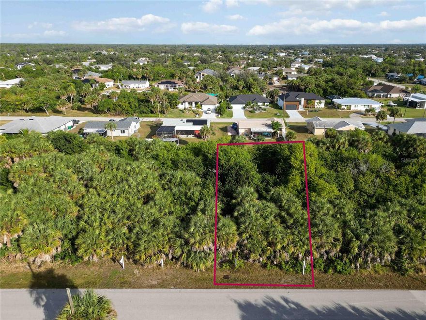 Discover an excellent opportunity to own an inland vacant parcel of land located amongst many canal front homes in a highly desirable area of Port Charlotte. This property is one of two adjacent lots available for sale, offering the rare chance to purchase both and enjoy nearly a half-acre to build the custom home you’ve always envisioned. Public utilities are available and there are no HOA or CDD Fees. This location provides the tranquil Florida lifestyle buyers seek. Enjoy easy access to the Myakka River, Peace River, Charlotte Harbor, Port Charlotte Beach Park, historic downtown Punta Gorda and US-41, placing world-class fishing, boating, waterfront dining, and endless shopping options just moments away. Whether you’re planning your future dream home or looking to expand your investment portfolio, this is the perfect time to secure one—or both—of these well-located parcels while prices remain affordable. Don’t miss out on this exceptional opportunity!