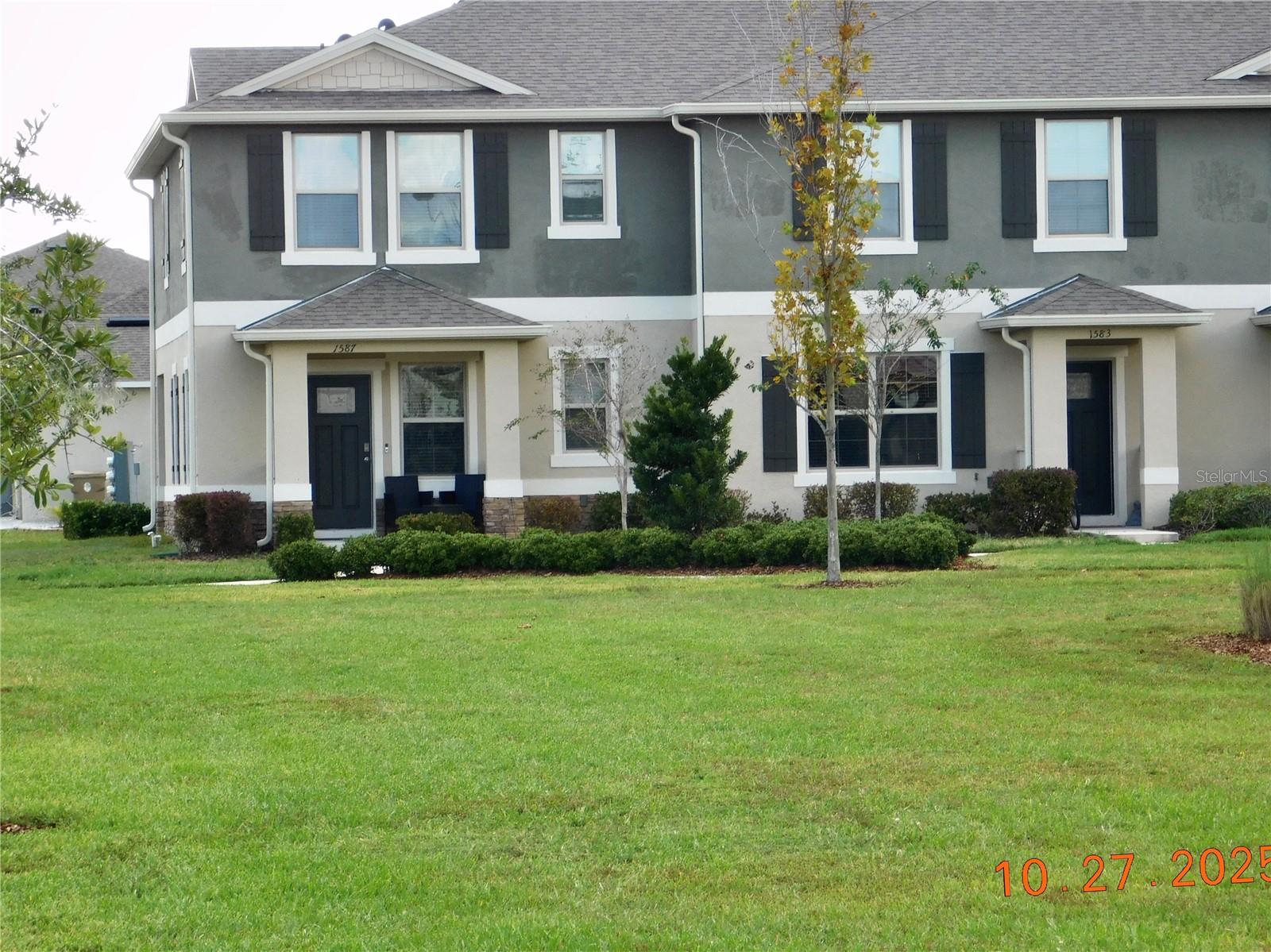 Excellent location, this townhouse is surrounded by a mature open landscape with a Courtyard View in front. Located in Kindred, a modern community between Kissimmee and Saint Cloud is minutes from Lake Nona, with convenient access to US-192, the Turnpike, and SR-417, in addition to the Orlando International Airport.
Erected in 2022, a DR Horton Smart Townhouse, Built to last an ALL Concrete Block Construction on both the upper & lower levels, a spacious floor plan, open concept 3/bedroom, 3/bath, with a LOFT, a single garage “END” unit that includes an Extended Driveway. In like new condition, One of the larger units, boast 1817 heated sf features Ceramic Tile Flooring through-out the entire 1st floor, with living, dining, kitchen, and half bath laid out to perfection. This unit awaits Your arrival. Kitchen includes a complete stainless steel & black appliance package with all white shaker cabinets featuring modern pull handles in silver, a center island, substantial pantry closet, and dual stainless sink with separate faucet an Alkaline water tap. This townhouse was designed with recessed lighting through-out, the living area is equipped with a sparkling Crystal Chandelier that doubles as a Ceiling Fan, thermal tilt-in windows convenient for cleaning provide the latest safety structural components as well as insulation while creating a warm and relaxing environment during daylight hours. A front porch overlooking the courtyard view, and a side patio with street view are both ideal for enjoying the sunrise and sunset of the Florida lifestyle. The upper level includes a LOFT ideal for use as a home office, den, study or Yoga studio is equipped with a closet. Early morning enjoy the warm morning sun from the Primary Bedroom large enough for a King size bed, includes a walk-in closet, an en-suite that features a large step-in shower, his/her vanity and commode. Bedrooms 2 & 3 are well light with natural light and include ceiling fans with ample closet space. A utility room on the 2nd floor is ideal for the washer & dryer included, carpet is in great condition, an a/c handler (service provided by the owner) all await your arrival. 
The unit includes a 1-car garage, an extended driveway, central air conditioning & heat, energy-efficient construction, more than ample closet and storage space with a closet under the stairs in the living room for large storage, Ceiling fans, Smart Keypad (monitoring not included) dual thermostat for Heating & Cooling recessed lights, newer appliances, Ground maintenance service Included, Owner pays HOA dues, and handles repairs. Local schools include Neptune Elementary School (Grades PK–5) Neptune Middle School (Grades 6–8) and Gateway High School (Grades 9–12) Located 2.3 miles away. 
Residents enjoy community Amenities: Club House, Fitness Center, Park, Resort Style Pool, Tennis, Walking-Nature Trails, Playground, Pavilion Picnic Areas, Dog Park, Soccer Field, Beach Volleyball Court, Open Green Spaces, Relaxing Shaded Cabana, Bicycle Rack and Relaxing Benches. ALL Conveniently located near local shopping, and dining, just minutes from Orlando, Universal, just 14 miles from Walt Disney World Resort. Ideal for Any person seeking a modern style living environment with a prime location.