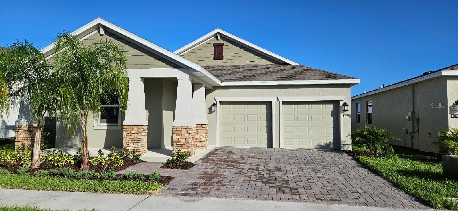 Located in the beautiful city of Kissimmee, this single-story home features a welcoming foyer and an open-concept layout that seamlessly connects the dining room, kitchen, and family room — all leading to a covered patio perfect for outdoor entertaining or relaxing.
The home offers four bedrooms, including a spacious owner’s suite complete with a luxurious bathroom and a generously sized walk-in closet.
This community is nestled between two sparkling lakes and offers convenient access to the Florida Turnpike, making travel to larger cities like Orlando quick and easy. Nearby attractions such as Kissimmee Lakefront Park and Lake Tohopekaliga provide ample opportunities to enjoy Florida’s beautiful weather and outdoor lifestyle.