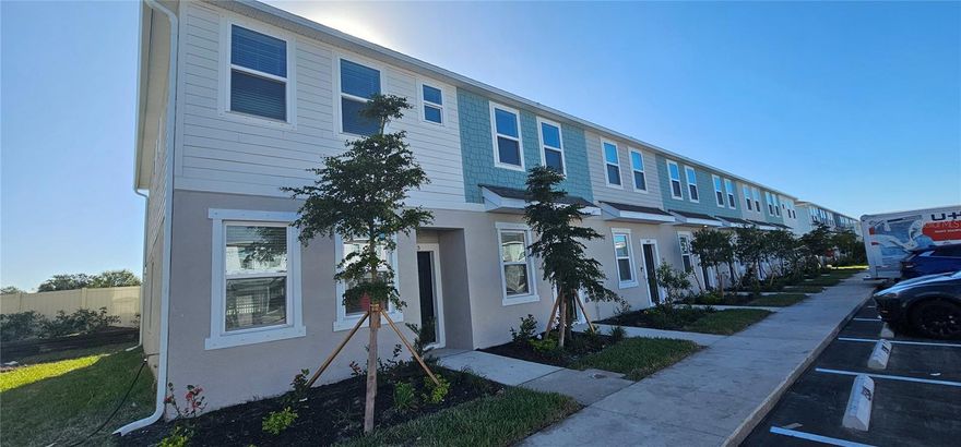 Skye Ranch Sarasota | Annual Lease | Stunning Brand-New 2-Story Condo This beautiful 2-bedroom, 2.5-bath townhome offers modern living in the heart of Skye Ranch. The first floor features a gorgeous kitchen with stainless steel appliances, ample cabinet space, and an open layout overlooking the dining and living areas, plus a convenient half bath. Upstairs, you'll find two spacious bedrooms, a laundry area, and a relaxing retreat. The highlight of this home is the expansive gathering room that opens to a covered lanai, perfect for enjoying Florida's outdoor lifestyle. Community Amenities: Residents of The Townhomes at Skye Ranch enjoy access to two sparkling pool and cabana areas (one currently open and another planned). Explore the Skye Ranch Trail system, a network of scenic walking and biking paths winding through the community and preserve areas. Nearby Turner Park offers an array of recreational facilities, including tennis, basketball, and sand volleyball courts, baseball/softball and soccer fields, a bark park, and a tot lot/adventure park. The park also features a concession building and a community pier overlooking the lake. Whether you're strolling the trails or taking in the wetland preserve's natural beauty, Skye Ranch provides endless opportunities to bask in the Florida sunshine. One small dog with refundable $300 pet deposit is permitted.