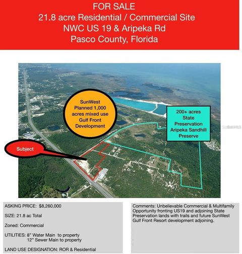 HWY 19 HUDSON FL 34667