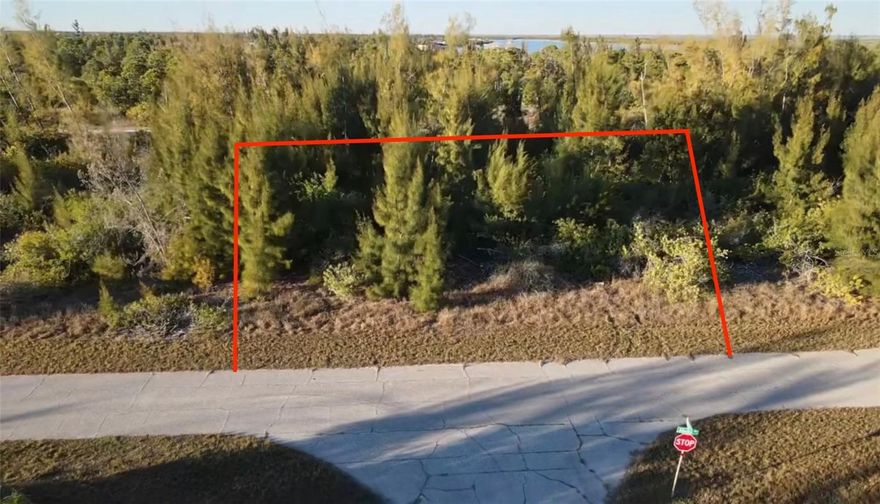 Create the Florida lifestyle you’ve been dreaming of on this exceptional vacant lot in the sought-after Section 94 of South Gulf Cove, a planned waterfront community in Port Charlotte and part of the Waterview Property Owners Association. This well-positioned homesite offers public water and sewer, providing a major advantage for future construction and long-term convenience.
An added bonus: the property is not located in a scrub jay zone, helping simplify the permitting process and potentially reduce building costs—an increasingly hard-to-find benefit in this area. The surrounding canal system connects directly to Charlotte Harbor and the Gulf of Mexico, placing boating, fishing, and endless waterfront recreation just moments away.
Perfectly situated to enjoy the best of Southwest Florida, you’re a short drive from the renowned beaches of Boca Grande on Gasparilla Island, known for their crystal-clear waters, pristine shoreline, and charming island atmosphere. Englewood Beach and Manasota Key are also nearby, offering additional options for beach outings, kayaking, and unforgettable sunsets.
South Gulf Cove features a low HOA, appealing to those who appreciate community amenities without high fees or restrictive oversight. Residents enjoy access to a clubhouse, multiple boat ramps, and several beautifully maintained parks featuring playgrounds, picnic areas, kayak launches, fishing piers, walking trails, and more. Golfers will appreciate being close to several highly regarded courses, and frequent travelers will find Punta Gorda and Sarasota airports conveniently accessible.
Whether you’re planning to build a custom residence or secure a smart investment in one of the Gulf Coast’s fastest-growing communities, this lot presents an outstanding opportunity to enjoy relaxed coastal living at its finest.