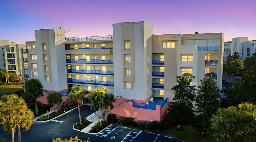 This beautifully furnished three-bedroom, two-bath condo is located on the fourth floor of Ocean Walk in New Smyrna Beach. This corner unit offers an open floor plan, two private balconies, including one off the primary suite. The primary en suite features a large walk-in closet, dual sinks, a soaking tub, and separate walk-in shower. The spacious kitchen offers ample cabinets, granite counter tops, glass backsplash and breakfast bar all overlooking the dining and living room with ocean views. 
Ideally situated just across the parking lot from the main clubhouse, pool, tennis courts, and fitness center, this unit is also only steps from the privately deeded walkway leading to the no-drive beach.
Ocean Walk is a gated community known for its top-tier amenities, including under-building secured parking, two resort-style pools, a spa, fully equipped gym, nature trails, shuffleboard, sauna, basketball and tennis courts. The clubhouse features a full kitchen and is conveniently located near the pool area with gas grills for outdoor enjoyment.
Additional features include a trash chute and private storage closet on the same floor as the unit. Association dues cover cable, internet, water, sewer, trash, grounds maintenance, and security gate access, making beachside living easy and stress-free. With hurricane-impact windows and sliding glass doors, for added peace of mind. Building 8 has recently completed its SIRS and reserve study, with no assessments required. This unit offers a brand-new AC. Enjoy effortless, resort-style coastal living.
Call for more details or to schedule your private showing.