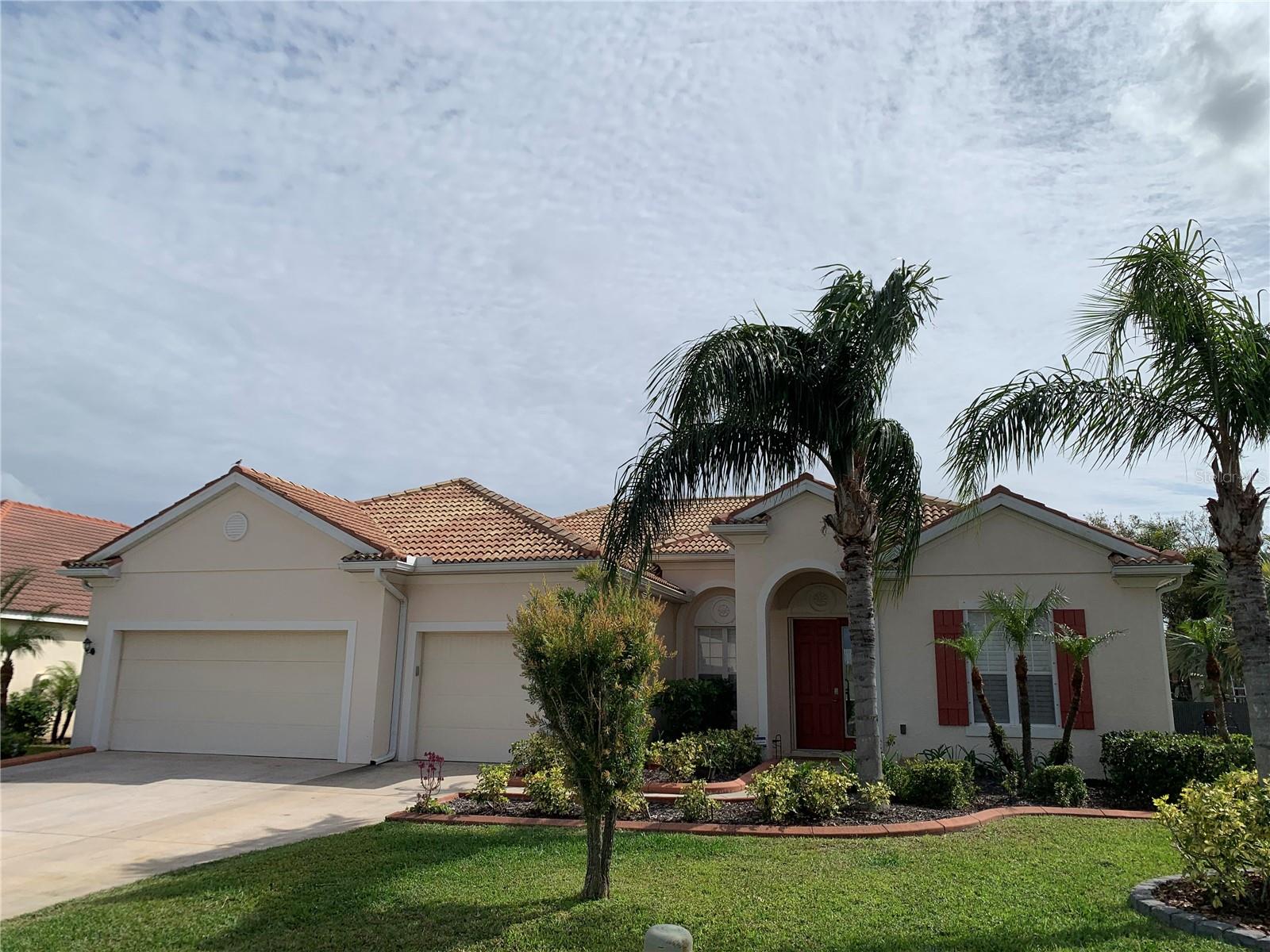 One or more photo(s) has been virtually staged. Welcome to the gated community of Mandalay! This 2900 sqft pool home boasts four bedrooms, three bathrooms and a office all on one floor. Complete with a three car garage and epoxy floors for durability. As you enter the home the large foyer adds to the openness of the house. This well appointed home has crown molding, recessed lighting and plantation shutters throughout. The kitchen is truly the focal point of the home with a center island that measures 10 feet long by 4 feet wide perfect for entertaining, it also includes storage underneath. Granite counters, stainless appliances, a double oven and wine refrigerator all combine to make this an absolutely stunning kitchen. In the primary suite there are two separate walk in closets between the bedroom area and bathroom. The primary bathroom features a walk in shower along with a separate tub and double vanity with granite counters. This split plan house also features a fenced in back yard and a private pool with waterfall inside the screened lanai. This community is centrally located between Sarasota and Bradenton so it is easy to enjoy all that this area has to give! Plenty of room for those who enjoy entertaining! Located in Bradenton, this home offers proximity to various amenities and attractions. Enjoy leisurely strolls in nearby parks, perfect for outdoor family gatherings. Indulge in shopping and dining experiences at nearby UTC Mall, Downtown Sarasota or Downtown Bradenton. Let's not forget it's central location to the beautiful beaches.