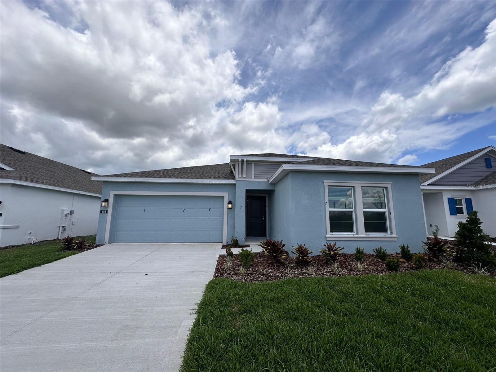 Under Construction. Be the first to live in this stunning brand-new 4-bedroom, 2-bathroom single-family home, located in a peaceful and family-friendly community in Haines City! This freshly built property offers 1,936 sq. ft. of modern living space, featuring a bright, open-concept layout perfect for everyday living and entertaining.
Enjoy a contemporary kitchen with stainless steel appliances, a spacious master suite with a private bathroom and walk-in closet, a separate laundry room with washer and dryer included, and a large backyard ideal for relaxing or spending time with loved ones. The home also features a 2-car garage for your convenience.
Conveniently located just minutes from schools, shopping, dining, and US-27 — with easy access to all that Central Florida has to provide.
BONUS: Rent includes high-speed internet and lawn maintenance — enjoy a worry-free lifestyle from day one!
Ready for immediate move-in — schedule your tour today!