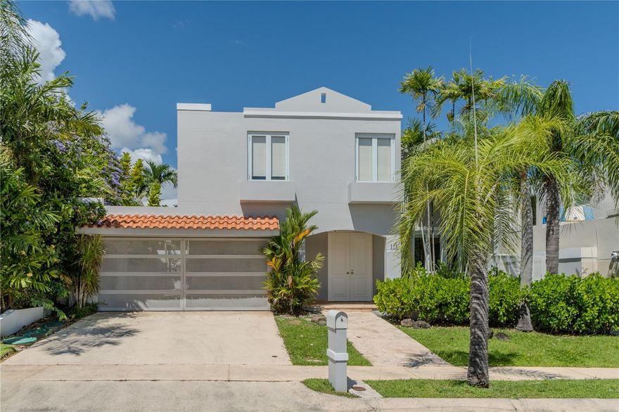 Spacious 4-bedroom, 2.5-bathroom home for rent in the established gated community of Estancias Reales in Guaynabo. This two-story residence offers approximately 2,300 square feet of comfortable living space, including ample living and dining areas and a covered terrace ideal for outdoor enjoyment. Located in a community known for its excellent amenities and family-friendly environment, residents enjoy access to a clubhouse, swimming pool, fitness center, dog park, walking and jogging paths, playground, and tennis, basketball, and pickleball courts. Estancias Reales also offers controlled access with 24/7 security.