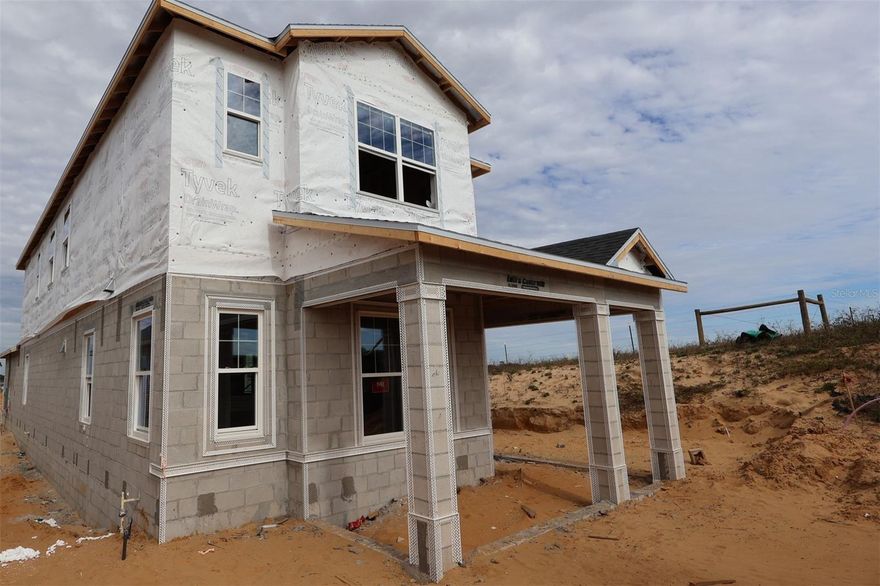 Under Construction. Discover this stunning new construction home at 17305 Beachgrass Alley in Winter Garden. This thoughtfully designed 4-bedroom, 3-bathroom home spans 2,543 square feet and features an open-concept living space perfect for everyday life and entertaining.

Step into the foyer and enter the family room, which flows effortlessly into the gorgeous kitchen with an eat-in island and tons of cabinets and countertop space. A small corridor off the dining room lead to the first-floor bedroom and a full bathroom. Your dining room also grants you access to the spacious lanai, where you can then access the 2-car garage.

Head upstairs to find the loft, which separates your owner's suite from additional bedrooms. Your private owner's suite features an en-suite owner's bathroom with a dual-sink vanity, a private water closet, and a massive walk-in closet.

On the opposite side of the loft you'll find 2 more bedrooms, a full bathroom with a dual-sink vanity, and a conveniently located laundry room.