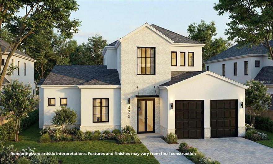 Under Construction. Designed with intention and built with precision, this brand-new LUIH Luxury home exemplifies the elegance and livability Winter Park is known for. Every inch of this residence has been curated for those who demand extraordinary design, flawless craftsmanship, and a lifestyle that feels both elevated and effortless. Step through the front door and into a grand two-story foyer where natural light cascades from above, illuminating the level of detail that unfolds in every direction. The main living space is an elegant composition of scale, comfort, and style. A dramatic fireplace anchors the room, while expansive glass sliders dissolve the boundary between indoors and outdoors, creating a seamless entertaining experience. The kitchen is a chef’s dream, featuring custom cabinetry, integrated LED underlighting, quartz countertops, a full Thermador appliance suite, and an oversized walk-in pantry designed for true culinary enthusiasts. The primary suite is a private wing of its own featuring a dedicated office that allows you to work in complete quiet, and a spacious owners suite with large sliders that open directly to the pool and spa. The spa-inspired bathroom features a freestanding tub, an expansive walk-in shower, dual vanities with floating illuminated mirrors, and a large walk-in closet.  Outdoors, the home feels like a private resort, crafted with the same attention to detail and luxury as the interiors. Step through the sliding glass doors and you’re greeted with an expansive covered lanai designed for year-round entertaining, complete with generous dining spaces and a full summer kitchen that feels like an extension of the home. Beyond the lanai this home features a spacious backyard with a large pool and spa. Located in the highly sought-after Kenilworth Shores neighborhood, you’re surrounded by quiet tree-lined streets while being just a golf-cart ride from the boutiques, cafés, and fine dining of Park Avenue. You’re also just minutes from Winter Park High School and the vibrant Cady Way Park, where tennis courts, soccer fields, and baseball fields create an unmatched hub for outdoor recreation.