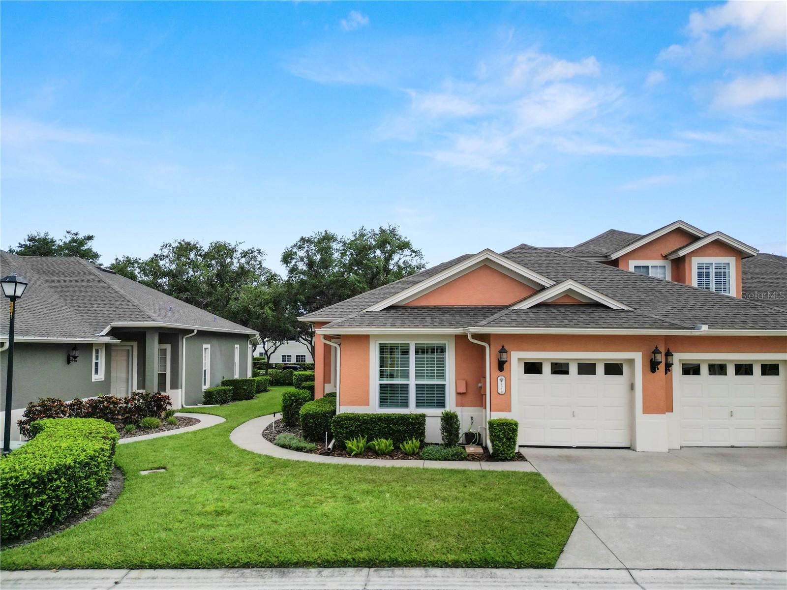 Tucked into the peaceful Mission Lakes at Oakbridge community, this 3-bedroom, 2-bath condo feels instantly welcoming. With thoughtful updates and a layout that just makes sense, it’s a space designed for easy living—inside and out.
Step inside and you’ll notice the beautiful wood floors running through the main areas, adding warmth and character. The kitchen and family room connect in an open layout that’s perfect for everything from quiet mornings to relaxed evenings with friends. The kitchen has a clean, modern feel with stone countertops, stainless steel appliances, plenty of cabinet space, and even a pass-through window that keeps you connected to the family room. There's also a cozy eating nook and a pantry that makes staying organized easy.
The family room feels light and open thanks to high ceilings and a wide, three-panel sliding door that leads right out to the enclosed patio. It’s a great spot to unwind - has a sunshade and a ceiling fan to make your time out on the patio comfortable. You might just find yourself out there more often than not.
Back inside, the primary bedroom is a calm, comfortable space with crown molding, plantation shutters, and a spacious attached bathroom. You'll find dual sinks with stone counters, a walk-in tile shower, and a well-organized closet with built-in shelves and drawers. The second bedroom is roomy and bright, while the third—set behind French doors—works beautifully as a home office or guest space. The hallway bathroom and guest bath are both nicely updated with stone counters and classic finishes.
You’ll also appreciate the little things that make life easier—like inside laundry with cabinets, a new water softener and water heater, and a garage with epoxy floors and extra shelving.
The neighborhood has a quiet, tucked-away feel, yet you’re close to it all. Bonnet Springs Park is just around the corner for morning walks or evening strolls. And when it’s time for dining or shopping, spots like Lakeside Village.
If you're looking for a home that’s comfortable, updated, and quietly connected to everything you need, this could be just the right fit.
Come take a look and see how it feels in person.