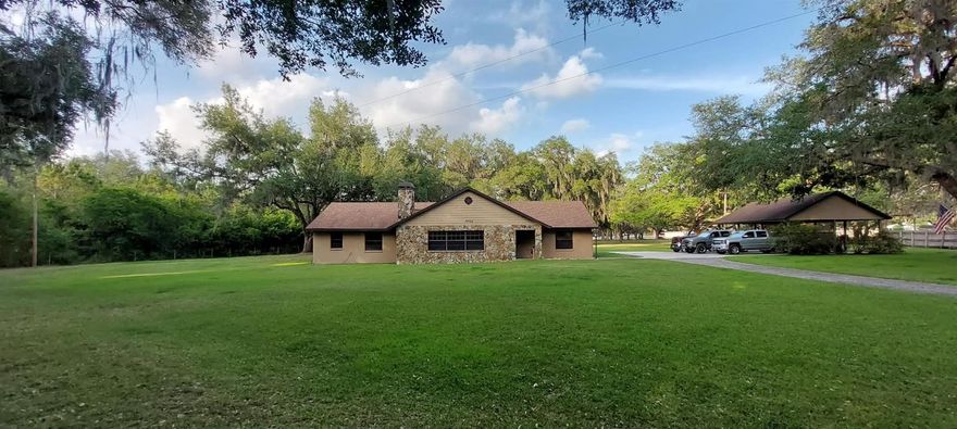 Welcome to this charming 3-bedroom, 2-bath salt water pool home with bonus room nestled on 1.64 acres, offering a rare blend of privacy and convenience in the heart of San Antonio. Surrounded by stunning, mature grandfather oak trees, the property provides a peaceful, country-like setting with picturesque views.
The well-maintained grounds include a spacious 3-car carport and a versatile barn/workshop, perfect for hobbies, storage, or additional workspace. The home’s exterior was freshly painted in 2022, enhancing its curb appeal. RV hookup located on property.

Inside, you’ll find thoughtful updates throughout. The primary bedroom and bathroom feature updated flooring, along with a dual “his and hers” vanity topped with elegant marble. The kitchen has been refreshed with modern farmhouse gray cabinetry, accented by new stainless steel hardware, and is equipped with Whirlpool appliances replaced in 2019. 

Major system upgrades provide added peace of mind, including a brand-new roof installed in 2019 and a fully replaced septic drain field with new materials and protective measures to prevent root intrusion. AC and pool pump replaced in 2019 as well as new water heater in 2021. 

This property offers the perfect balance of comfort, functionality, and serene living—ready to welcome you home.