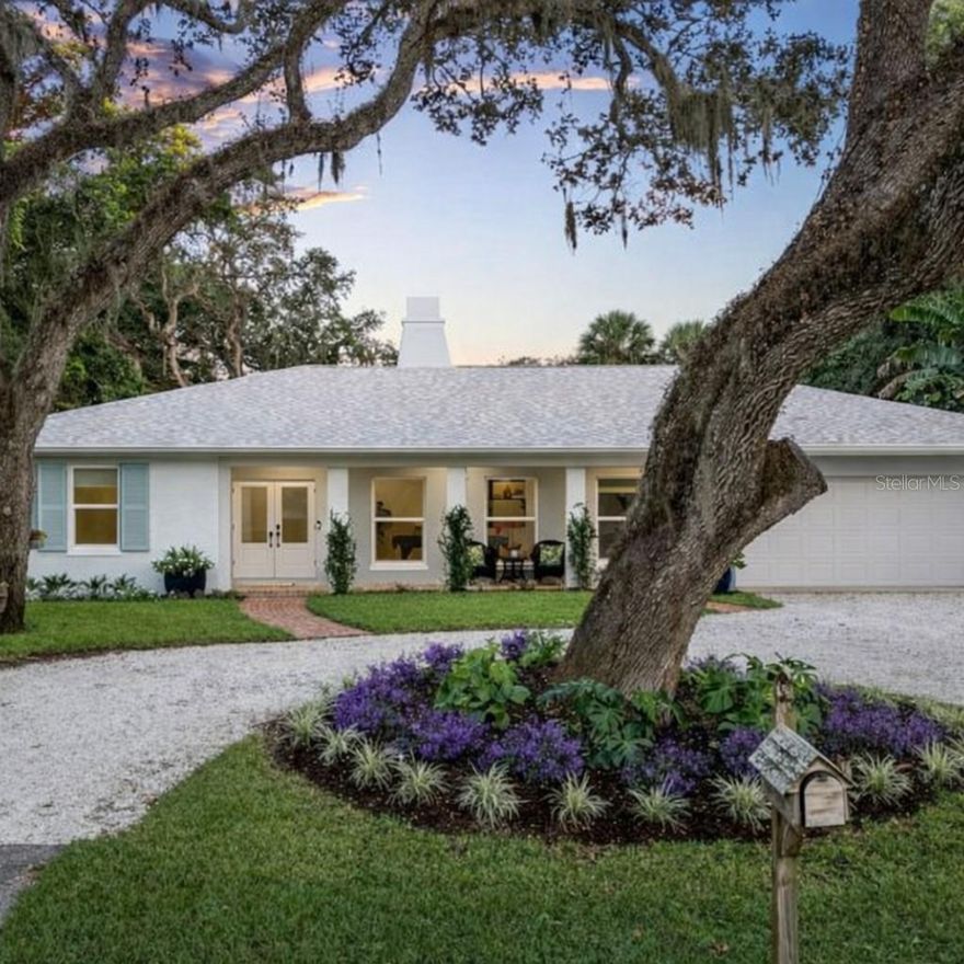 Your dreams start here! Completely reinvented CBS masterpiece nestled between the Indian River & Atlantic Ocean. Design led custom finishes & architectural details, every inch thoughtfully designed & engineered to perfection on this oversized lot(.33) w/ lush landscaping and mature oaks. This 4 bed/3 bath, 3,364 sq ft home split floor plan w/ tons of storage. Features include: 25’ custom resort-style pool & spa, 22’ roof, spray foam ins., impact windows/doors, fenced in backyard, all new electric, plumbing, & Step system. A/C 22’, 25’ irrigation system. No HOA/bring your boat-Upgrades attached!