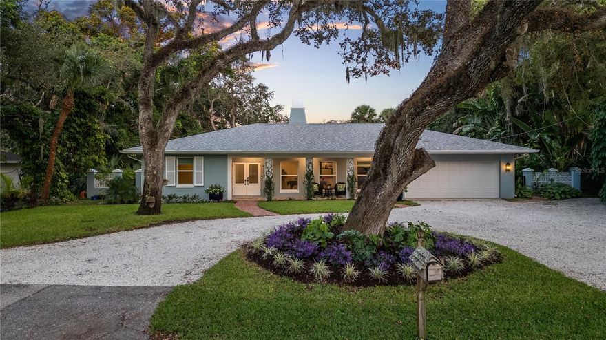 Your dream home awaits! Completely reinvented concrete block masterpiece nestled between the Indian River & Atlantic Ocean. Design led custom finishes & architectural details, every inch thoughtfully designed & engineered to perfection. Resort-style custom pool & spa with Zellige water line tile & Dominican coral stone deck on large private lot. Features: restored white oak flooring, quartzite countertops, 48x48 Italian made ceramic floor tiles, white oak rift cut ceilings from The Netherlands, brand new plumbing & electric, new roof & a/c inc ductwork, fenced yard. NO HOA, bring your boat!