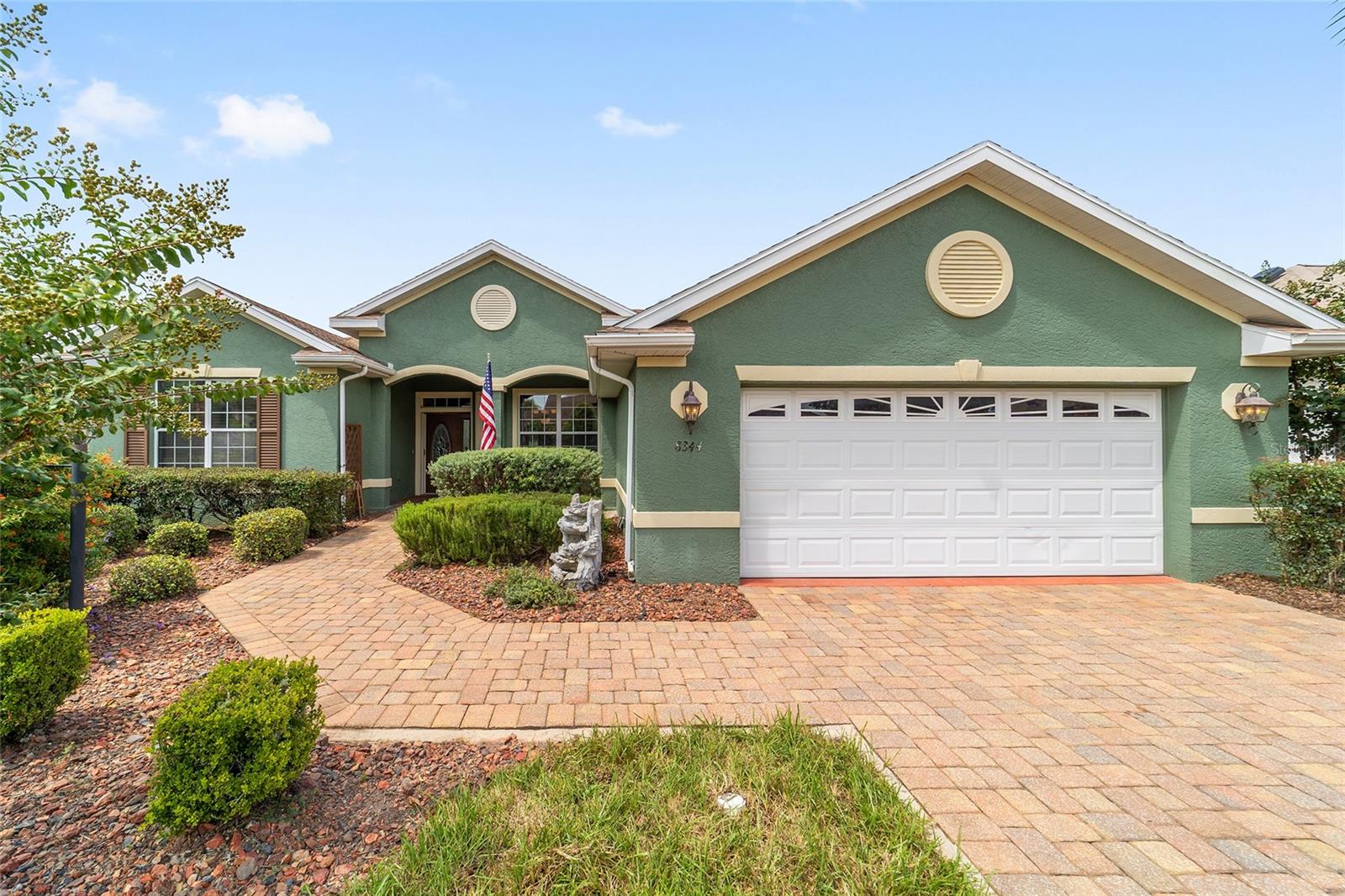 Welcome home! You must see to appreciate the beautiful view from your huge AIR CONDITIONED FLORIDA ROOM with motorized shades or the NEW SCREENED Patio. There is nothing like it on the market. Lots of nice touches such as the automated SHADES on the patio that keep the rain out but still allow you to enjoy the view. Eat in kitchen has recessed lighting and Corian countertops, double sink, gas stove, lots of cabinet storage and a large pantry. The primary bedroom has 2 walk in closets. The en-suite bath was just updated in 2023 with Quartz counters and double undermount sinks, comfort height commode, new lighting and grab bars. This home has crown molding and unique window treatments! GENERAC WHOLE HOUSE GENERATOR! 2023 HVAC, 2025 GAS HWH, and a brand NEW ROOF will be on before closing! Look out across the chip and putt green beyond the golf course to the Pro Shop, pool, spa and RESTAURANT! Enjoy The Club at Candler Hills with pleasant indoor and outdoor dining. You also have access to The LODGE, an exclusive amenity for residents of Candler Hills at On Top of the World. You’ll enjoy over 18,000 a/c sq. ft of enjoyment. Resort-style pool featuring beach entry and separate spa, Outdoor fire pit and covered pavilion. Indoor gathering lounge with gas fireplace and large screen TV. Grand lobby with gas fireplace. Expansive ballroom, multi-purpose rooms, catering kitchen and so much more. Candler Hills Golf Course is a beautiful par 72 semi- private championship golf course. A great retirement lifestyle awaits!