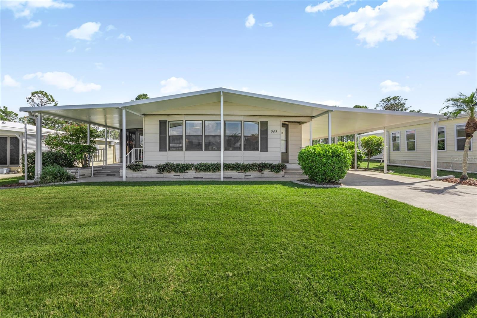 Experience the peace and tranquility of the Myakka Forest from the backyard of this charming two-bedroom, two-bath home located in our pet-friendly area. The entryway includes a desk and pantry for added convenience. The spacious open kitchen features a center island, pantry, utility closet, modern appliances and newer cabinets. The adjacent family room has sliding doors that lead to a carpeted, glass-enclosed Florida room, equipped with roll-down shades. The Florida room offers access to both the front porch and a rear covered patio area, providing beautiful views o the Myakka Forest. The dining room includes a built-in hutch, perfect for displaying crystal, fine china and collectibles. The living room features a coat closet and a door leading to the front porch. he primary bedroom boasts a double coset and direct access to an en suite bathroom, which includes newer cabinets, a double-sink vanity and a spacious walk-in closet and a walk-in tiled shower. The bathroom also features a wall of linen and storage cabinets. The guest bedroom has a corner closet, while the adjacent guest bath includes a newer vanity and a tub/shower combination. The home is equipped with plenty of storage throughout. Additional features include a new A/C in 2024, a humidistat and ceiling fans. The roof, carport and gutters were replaced in 2023. The long carport leads to the utility room which contains extra storage, a deep sink, washer, dryer and storage. The owner is offering a $10,000.00 flooring allowance. This lovely home has numerous upgrades making it a great find!
La Casa boasts 974 homes nestled among a variety of native trees with spacious common grounds surrounding our eight lakes. Our lots average a generous 60' by 80'. Located between Sarasota and Fort Myers, La Casa offers the ultimate lifestyle on Florida’s Gulf Coast. It is convenient for shopping, sightseeing, golfing, fishing, and boating, as well as all the culture and elegance the Southwest Florida area is noted for. Residents and visitors enjoy the warmth of Southwest Florida winters in a relaxed and unhurried environment far removed from the hustle of Florida’s east coast. You’ll be surrounded by mature lush landscaping which demonstrates the utmost level of care our property receives from residents and management. Our two pools have adjacent hot tubs which are ideal for soaking muscles that are tired from golfing or tennis. Wireless Internet (Wi-Fi) is available at the Clubhouse, Activity Building, and Recreation Hall area where our pools & spas are located, so you can catch some rays while you catch up on your email! Sound enticing? La Casa is a friendly, family community. You will be away from the hustle and bustle except when you want to be part of it. Come for a visit to this self-contained oasis and see for yourself why La Casa is the ultimate destination for both snowbirds and year-round residents!