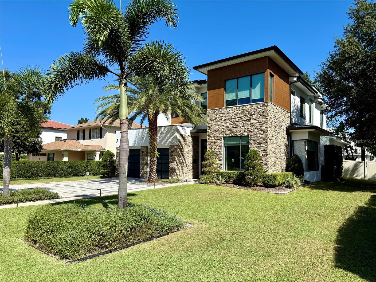 Price Reduced to sell. An exceptional custom home by award-winning Davila Homes, perfectly blending modern design and functionality. Located in sought-after Conwill Estates, just minutes from Park Avenue, this 5-bed, 4.5-bath residence features volume ceilings, floor-to-ceiling bronze sliding doors, and a seamless indoor-outdoor living experience.
The chef’s kitchen showcases waterfall quartz countertops, Sub-Zero & Wolf appliances, a large island, walk-in pantry, and opens to the living area with phantom screens and views of the resort-style gas-heated pool, fire pit, and a brand-new outdoor kitchen, perfect for entertaining.
A first-floor owner’s suite offers pool views, private terrace, motorized shades, spa bath with soaking tub, and expansive shower. Upstairs you'll find 4 en-suite bedrooms, a bonus room with wet bar, wine fridge, 2nd laundry, and balcony overlooking the backyard.
Additional upgrades include Summer Kitchen, surround sound, gas fireplace, upstairs & downstairs laundry, private well for irrigation, generator, new HVAC system for downstairs (2025), new water heater (2025), and air-conditioned garage with tiled floors (not included in living SF).
This home has been impeccably maintained and is in pristine condition, aluminum roof is a plus. — it truly feels like new. From the moment you step inside, you’ll fall in love with its elegance and charm.