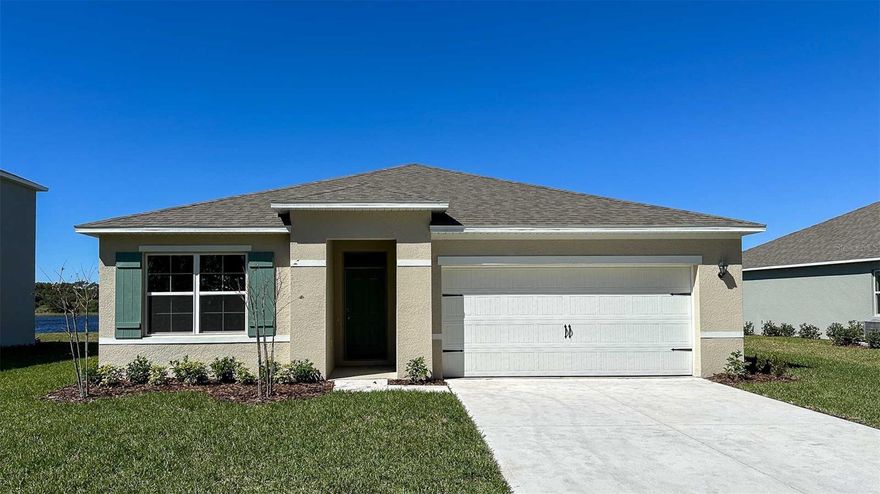 The Aria is a popular one-story 3-bedroom, 2-bathroom home with 1,672 square feet of living space. It features an open concept living area, dining room, and covered lanai. The kitchen includes stainless steel appliances, quartz counters, walk in pantry and a convenient island. The primary bedroom has an attached bathroom with a walk-in closet and double vanity. This home also features a laundry room space with privacy doors and a two-car garage for parking or storage. This all concrete block construction home also includes smart home technology for control via smart devices.


*Photos are of similar model but not that of exact house. Pictures, photographs, colors, features, and sizes are for illustration purposes only and will vary from the homes as built. Home and community information including pricing, included features, terms, availability and amenities are subject to change and prior sale at any time without notice or obligation. Please note that no representations or warranties are made regarding school districts or school assignments; you should conduct your own investigation regarding current and future schools and school boundaries.*
