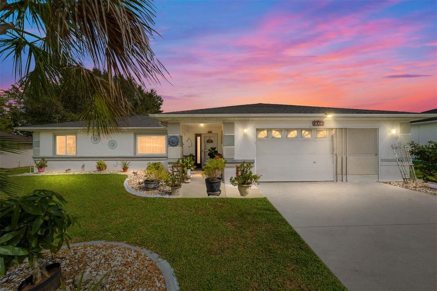 Welcome home to this beautifully cared-for 3-bedroom, 2-bath single-family home in the highly sought-after Cherrywood Estates, one of Ocala’s premier 55+ active adult communities. Blending classic Florida comfort and modern convenience, this move-in-ready home giving a bright, open layout, spacious living areas, and peaceful outdoor living — perfect for year-round enjoyment.
Step inside to a light-filled open-concept living and dining area featuring vaulted ceilings, large windows, and neutral finishes that make the space feel inviting and airy. The well-appointed kitchen includes generous cabinet storage, a breakfast nook, and easy flow to the main living area — ideal for entertaining or quiet mornings with coffee. The primary suite provides a relaxing retreat with a walk-in closet and private en-suite bath, while two additional bedrooms give flexible options for guests, a craft room, or a home office.
Enjoy Florida living at its best in the screened lanai overlooking a landscaped backyard, perfect for morning sun or evening breezes. The attached two-car garage adds convenience and extra storage.
Living in Cherrywood Estates Ocala means you’ll have access to a clubhouse, heated pool and spa, fitness center, tennis and pickleball courts, bocce, shuffleboard, and a full calendar of community events that make it easy to connect with neighbors. The low HOA fee includes common-area maintenance, trash service, lawn care, and basic cable, giving residents a worry-free lifestyle.
Centrally located off SW State Road 200, you’re just minutes from shopping, dining, and medical centers — including Publix, Paddock Mall, AdventHealth Ocala, and West Marion Hospital. Outdoor enthusiasts will love the proximity to Sholom Park, the Cross Florida Greenway Trails, and Florida Horse Park, providing endless opportunities for walking, biking, and exploring nature.
Whether you’re seeking a peaceful retirement home, a seasonal Florida getaway, or a low-maintenance lifestyle in an active community, this Cherrywood Estates gem has it all — comfort, location, and the welcoming spirit Ocala is known for. 

**All information provided in this listing is believed to be accurate but is not guaranteed. Buyer and buyer’s agent are responsible for verifying all measurements, HOA fees, rules, inclusions, and community details independently to their satisfaction.