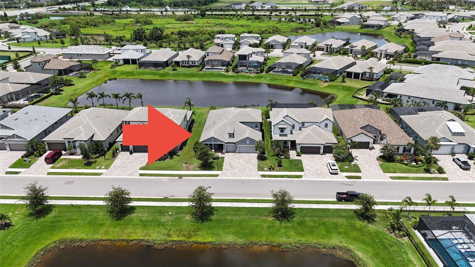Last chance to own the nicest lot in Sweetwater with the most upgrades at a discount. Rare front and back water lot. This home is far better quality than anything comparing in Star Farms or Lorraine Lakes. 4 bedroom 4 bath 3281 sf with a loft and bonus room . This one is almost brand new built in 2022 and the builders are closing out the community and they have the 700 ft.² smaller version of this home listed for $839,000. Here is the only way you can buy this exclusive floor plan in Sweetwater.
Welcome to the Ginnie: Your Dream Home Awaits in Sweetwater, Lakewood Ranch, Florida with some of the nicest amenities in the area!
Step into a world of elegance and personalization with the Ginnie, a standout home designed by M/I Homes that reflects your unique style and taste. This remarkable floor plan features a bonus room and an extra bedroom, providing ample space for your family to grow and thrive.
The Ginnie boasts a distinct look that sets it apart. The impressive 3-car garage not only enhances curb appeal but also offers a generous driveway, perfect for accommodating visiting guests.
As you enter, you’ll be greeted by a spacious foyer that flows into a long hallway beautifully finished with your choice of carpet, tile, or hardwood. A light-filled den sits at the front of the home, ready to be transformed into a cozy home office or an inviting fourth bedroom for guests.
The heart of the Ginnie is undoubtedly the massive great room, ideal for everything from lively Sunday night football gatherings to relaxing Thursday night reality TV binge sessions. This expansive space invites you to create unforgettable memories, adorned with your favorite rugs and plush seating that beckons family and friends to gather.
Adjacent to the great room is a spacious kitchen featuring an extra-long center island, providing additional seating and abundant counter space for culinary creativity. The charming café area overlooks the serene outdoors, making it the perfect spot for everyday dining and enjoying nature’s beauty.
Retreat to the large owner’s suite, a sanctuary of comfort and tranquility. The split owner’s bath and expansive walk-in closet ensure you have all the space you need to unwind. With premium upgrade options like stonewashed tile and both a tub and shower, this suite is designed for relaxation after a busy day.
Nestled in the heart of southeastern Manatee County, Sweetwater is a gated, maintenance-free community surrounded by Florida’s breathtaking landscapes. Lakewood Ranch has been recognized as one of the top 100 communities in the country, boasting incredible recreational opportunities, reputable medical facilities, local farmer’s markets, and world-class shopping all within a vibrant 50 square miles.
Ranked #4 on the list of Best Places to Retire in the U.S., Sarasota/Lakewood Ranch offers the perfect blend of beautiful beaches, rich culture, and a relaxed lifestyle, making it the ideal location for your dream home. Upgrades include: Hard wood floors, electric car charging port, Level 1 quartz countertops, walk in shower with ceiling spout, 8 foot doors, tray ceilings, accent walls, outdoor kitchen hookup, natural gas cooktop, extra large breakfast bar, water softener loop, hyper allergenic carpets, 3 car garage, loft, fully equipped laundry room, gated community controlled irrigation and lawn care, Resort style amenities and more…