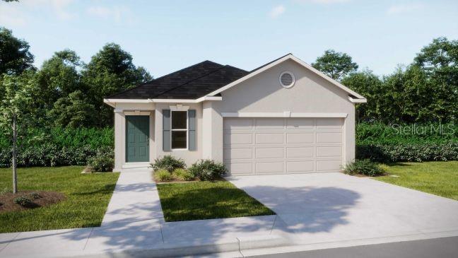 Pre-Construction. To be built. Lake Deer Estates – Effortlessly elegant and filled with smart features—!
This beautifully crafted home features a smart, space-optimized layout that makes the most of every square foot. The inviting front porch leads into a mudroom with washer and dryer, offering direct access to the roomy 2-car garage and flowing naturally into the expansive kitchen—the true centerpiece of the home. Here, you’ll find a full line of stainless steel appliances including an ESTAR side-by-side refrigerator, sleek stone countertops, a spacious island, and abundant pantry storage, along with a convenient pass-through to the great room for easy hosting.
At the back of the home, the sunlit great room boasts a large sliding glass door opening to a patio with tranquil retention pond views—an ideal space for quiet mornings or lively gatherings.
The private primary suite offers a generous walk-in closet and a luxurious bath complete with a tiled shower and enclosure. Two additional bedrooms provide ample space and closet storage, paired with a second full bath for added convenience.
Notable extras include landscaping with front irrigation, smart home features such as a Ring Video Doorbell, Smart Thermostat, Keyless Entry Smart Door Lock, and Deako Switches, plus the assurance of a full builder warranty.
Combining thoughtful design, Sidewalk-Lined Cul-de-Sac Living, modern features, and a serene setting, this Lake Deer Estates home delivers comfort, style, and peace of mind in one inviting package.