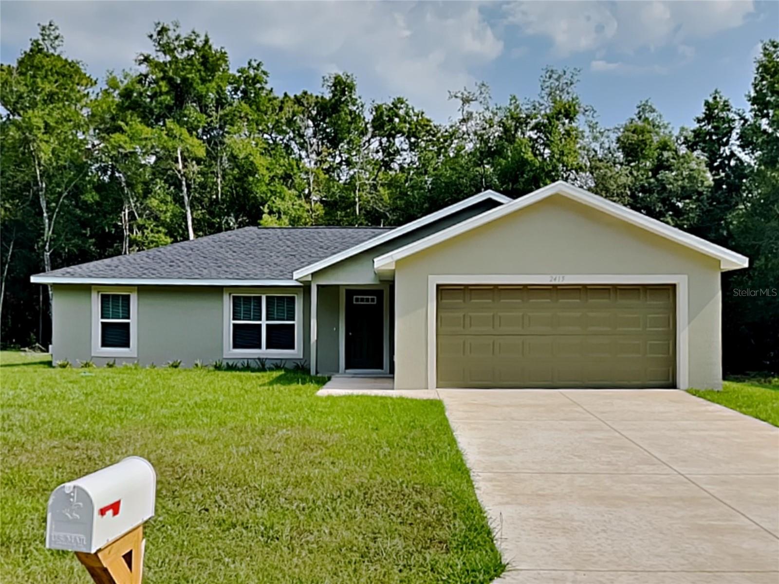 Step into modern living with this newly constructed 3-bedroom, 2-bathroom home nestled in the heart of Citrus Springs. This residence combines elegance and functionality, starting with a family/dining room combo that seamlessly integrates into the rest of the home, adorned with exquisite wood-like laminate flooring for a touch of warmth and sophistication.
The heart of the home, an open-concept kitchen, is fully equipped with stainless steel appliances, making cooking a delight. The central island doubles as a breakfast bar, providing the perfect spot for morning gatherings, while the pantry offers ample storage space for all your culinary needs.
Retreat to the luxurious master bedroom, a haven of comfort featuring a spacious walk-in closet for all your wardrobe essentials. The ensuite private bathroom is a masterpiece of design, boasting dual sinks and a contemporary stand-up shower, creating an oasis of relaxation.
Beyond the bedrooms, discover a generous laundry room offering convenience and practicality. The home also includes a 2-car garage, ensuring ample space for vehicles and storage. Step outside to the covered lanai, an ideal outdoor space to unwind or entertain guests, surrounded by the tranquility of Citrus Springs.
Resident Benefit Package: $42.00-month. Includes HVAC air filter delivery, Tenant Liability Insurance, Credit Reporting, Tenant Rewards Program, and much more!
This property is eligible for deposit alternative coverage in lieu of a security deposit. For information and enrollment, please contact our leasing team and enjoy a deposit-free renting experience.