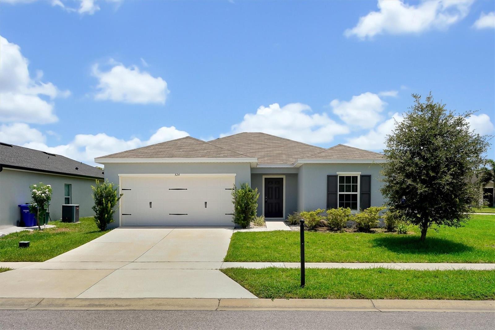 Come see this charming home built in 2021 on a premium lot in Lakes at Lucerne Park. Outdoor enthusiasts will enjoy the benefit of the large corner lot with plenty of room to create an outdoor oasis with the added bonus of no direct rear neighbors. This home offers 3 bedrooms and 2 bathrooms in a split floor plan designed for privacy. Never miss out on anything when entertaining in this open concept floor plan. Plenty of room in the kitchen for more than one cook. Water softener system throughout the home and water filtration at the kitchen sink is an added bonus. Fantastic location with easy access to medical care, grocery, shopping and dining. Only minutes off US 27 and then onto I-4 where you can head to the beaches, Tampa, the theme parks, or Orlando. Low HOA and no CDD to pay help in keeping your monthly costs low. Schedule an appointment to see this home today!