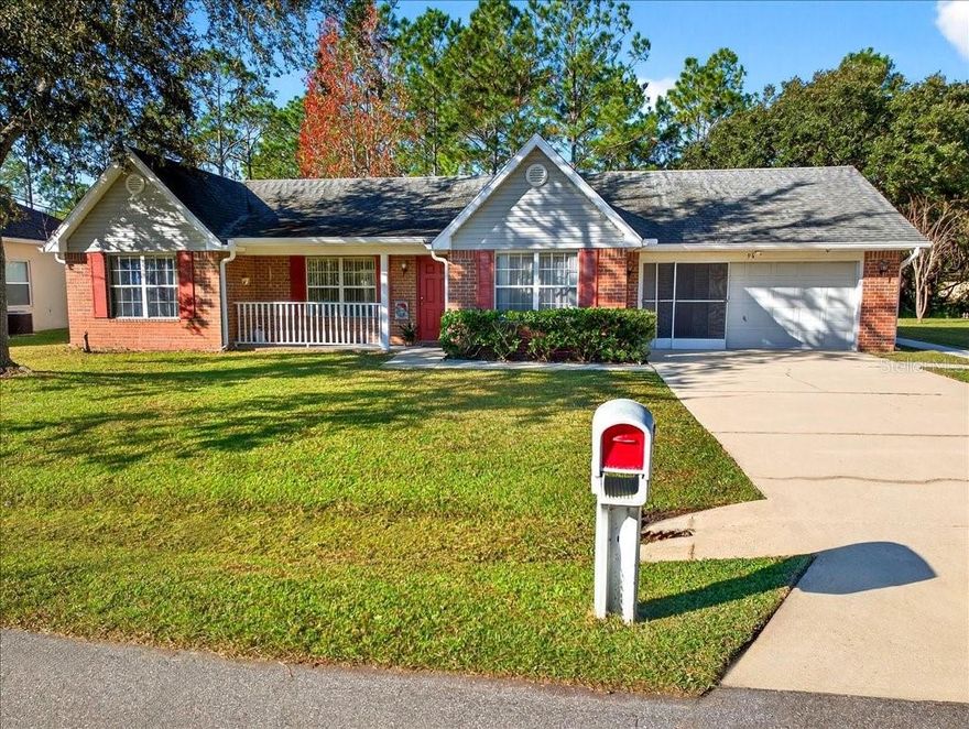 Welcome to this great starter 3-bedrooms 2-baths 2-car garage home, located in the desirable Pine Lakes section of Palm Coast with NO HOA nor CDD!  Laundry room inside & a large, screened lanai to enjoy the back view with plenty of space for a pool.  Close to all amenities in town, just a short drive to the beauty of Flagler Beach, the Intracoastal Water Way, walking-bike trails nearby, 25 mins to Historic Oldest City of St. Augustine or Daytona Beach, with easy access to US-1 and Interstate I-95. 1 hr 30 minutes to the famous Disney world in Orlando & much more to enjoy our FL Paradise!