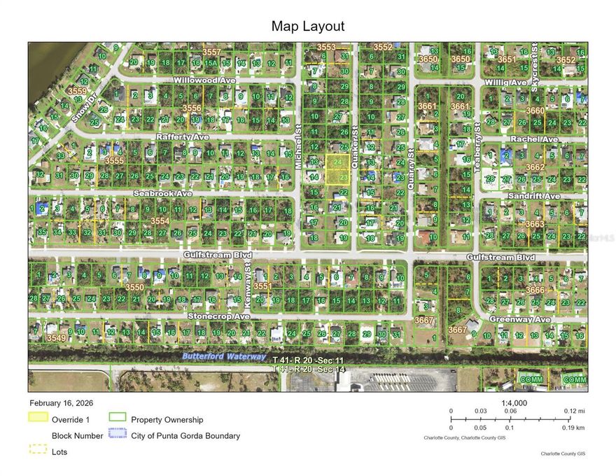 Build your Florida dream home on this oversized double lot in beautiful Englewood! Situated in an X flood zone for added peace of mind, this property offers flexibility and space rarely found at this price point. Enjoy proximity to pristine Gulf beaches, boating, waterfront dining, and championship golf courses. With room to spread out and no HOA, the possibilities are endless.  Price is per lot.  Seller would prefer to sell both lots together for $40,000.