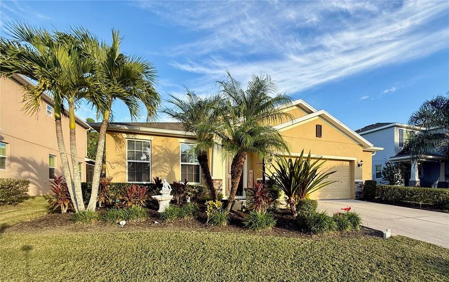 Experience refined Florida living at 6121 35th Ct E, Bradenton, FL — a stylish retreat tucked at the end of a quiet cul-de-sac in one of Bradenton’s most convenient pockets. This beautifully cared-for home greets you with soaring ceilings, abundant natural light, and an open-concept layout designed for both comfort and entertaining. The kitchen offers generous counter space and a seamless connection to the main living areas, creating a natural gathering spot. Step out to the screened lanai and take in serene views of mature trees and lush greenery — a perfect backdrop for morning coffee or evening wine. The split-bedroom design ensures privacy, with a spacious primary suite offering a peaceful escape. With charming curb appeal, a two-car garage, and close proximity to University Town Center (UTC) where you can shop and dine and also enjoy the Gulf Coast beaches, this home strikes the perfect balance of tranquility and accessibility. It’s move-in ready and waiting to elevate your lifestyle.