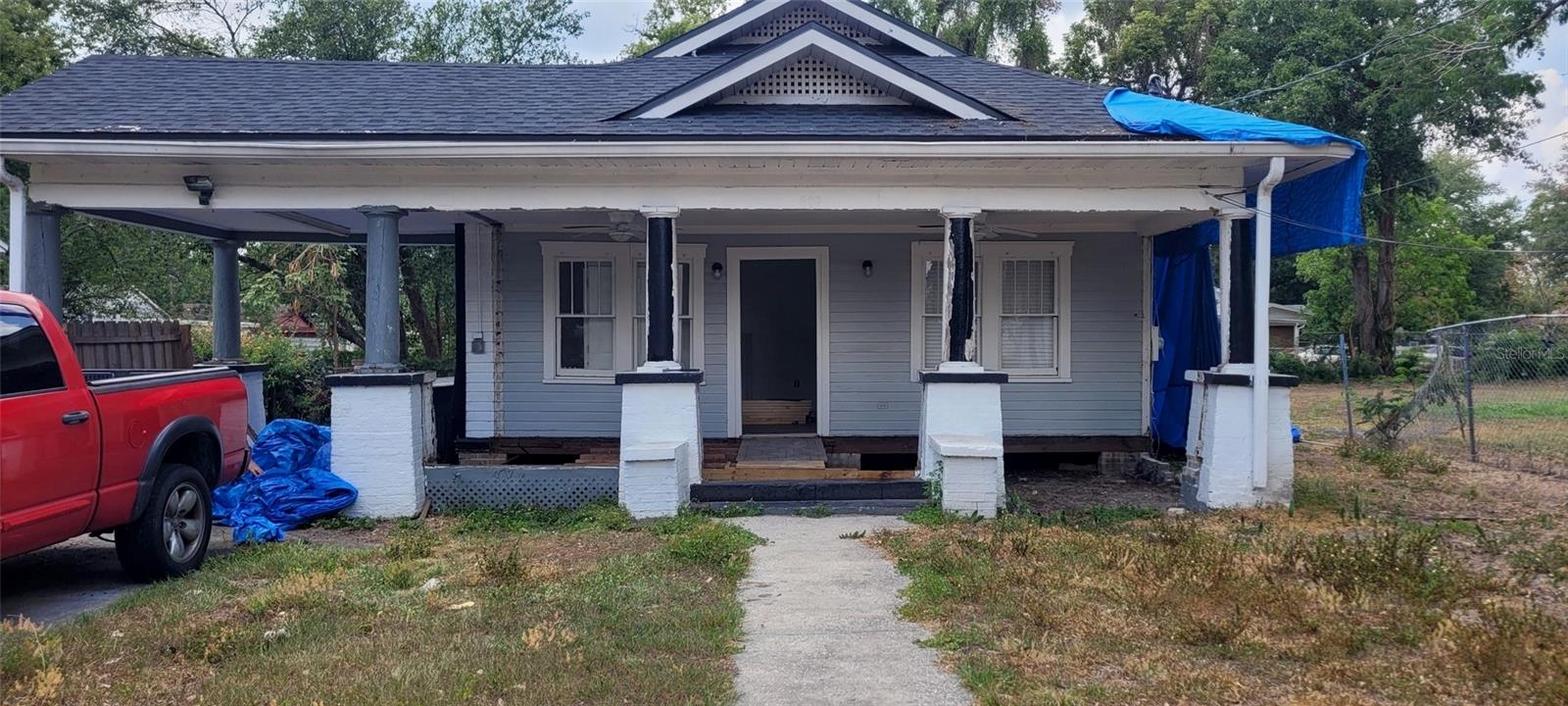 Investor Special! Amazing opportunity to restore and remodel this historic 3-bedroom, 1-bath bungalow in the heart of Lakeland. The seller has already started renovations and is including architectural plans for a redesigned 2-bedroom, 2-bath layout featuring a spacious master suite. With a head start on the project and loads of potential, this property is perfect for your next flip or long-term investment.