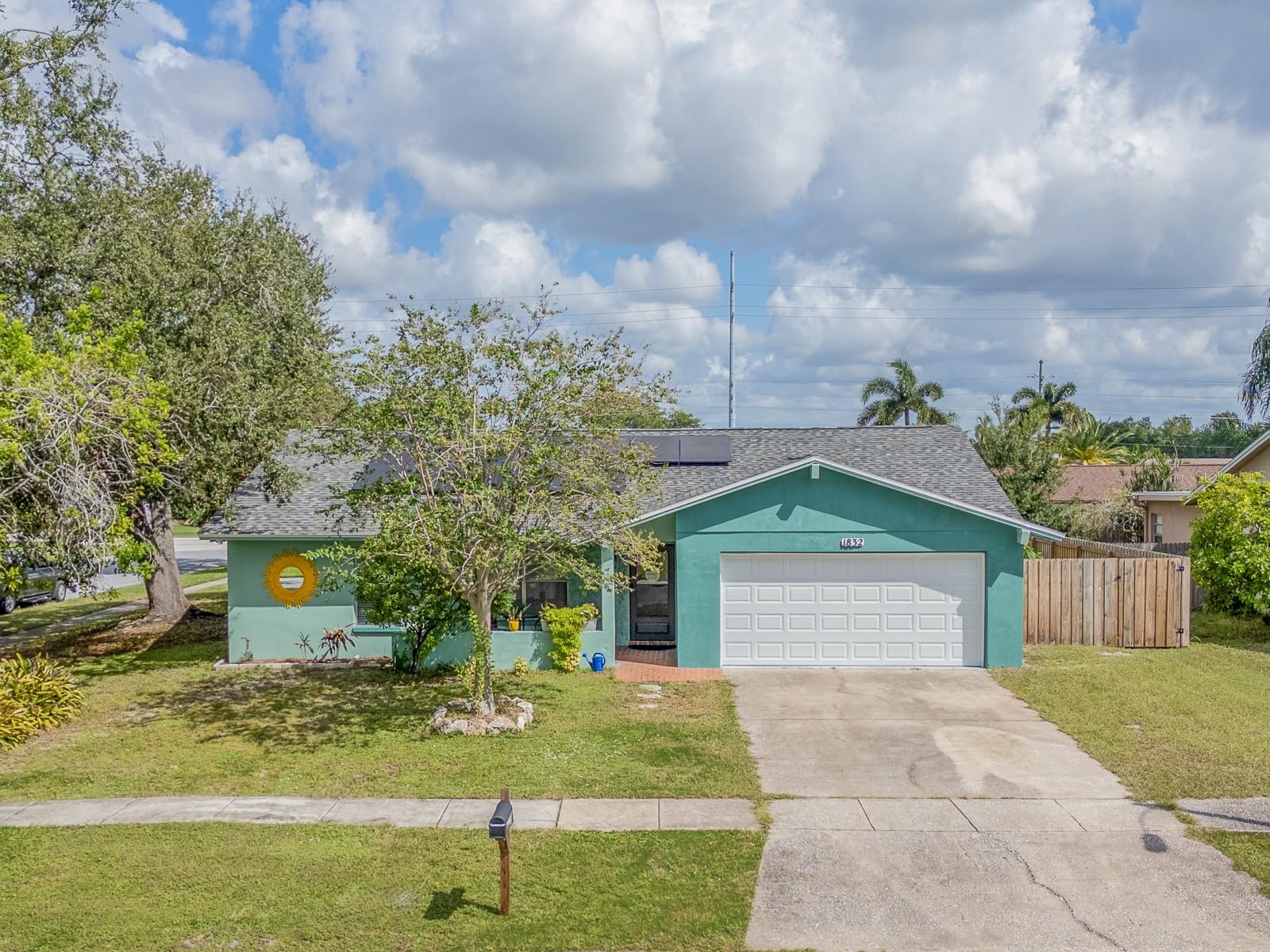 NO FLOOD ZONE HERE !! 3/2/2 POOL HOME !! CORNER LOT with a SPLIT FLOOR PLAN, on the edge of DUNEDIN !! 1,457 square foot Block home, with $50k in SOLAR PANELS !! Electric bills are $35 per month !! UPDATED with GRANITE COUNTERS, RECESSED LIGHTING, NEW FLOORING, and MORE !! Close to shopping,restaurants, and entertainment !! Only 5 minutes to DOWNTOWN DUNEDIN, and only 15 minutes to WORLD FAMOUS CLEARWATER BEACH !!