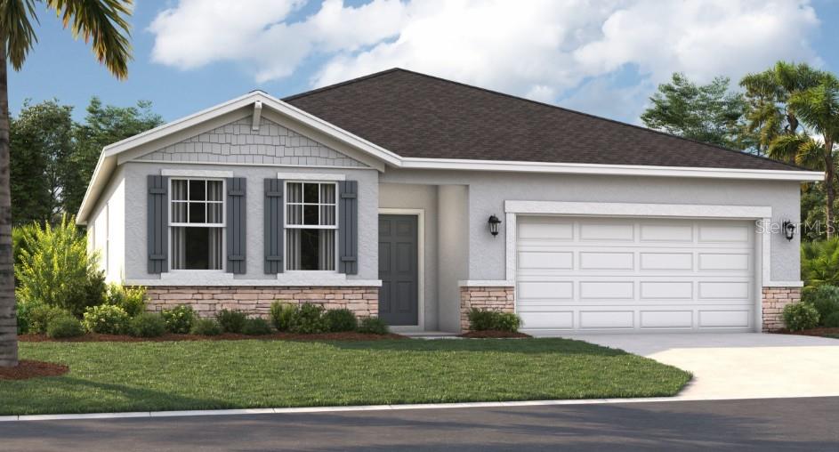 One or more photo(s) has been virtually staged. Under Construction. Wynnstone is a thoughtfully planned community nestled in the heart of one of Florida's fastest-growing counties. Located in Davenport, it offers the perfect combination of tranquility and everyday convenience. Just 12 miles southwest of Disney and minutes from the shops and restaurants of Posner Park, everything you need is close to home. With Highway 27 less than a mile away and I-4 just minutes from your door, getting to Central Florida attractions or the Gulf Coast is quick and easy. Stanley Martin at Wynnstone's elegant single-family homes start from the mid-$300s and feature open-concept layouts, modern finishes, and flexible designs designed for comfortable everyday living. But life here goes beyond your front door. Enjoy scenic walking trails, relax by the pool and cabana, or spend time with loved ones at the playground and dog park. It's a community designed to connect, relax, and fully enjoy Florida's outdoor lifestyle. Wynnstone isn't just a place to live: it's where comfort, convenience, and community come together. Come discover where your next chapter begins.
The Webber is a spacious 2,210-square-foot single-story home featuring four bedrooms and three bathrooms. The kitchen overlooks the dining and living rooms, while the outdoor patio off the living room provides plenty of natural light throughout the main living area. Tucked away at the front of the home is the second bedroom with an ensuite bathroom, offering plenty of opportunities. With a spacious primary suite located at the rear of the home and three additional bedrooms, Webber is the perfect new home for all buyers. Don't miss your opportunity to join this vibrant community! Contact us today to schedule an appointment!
