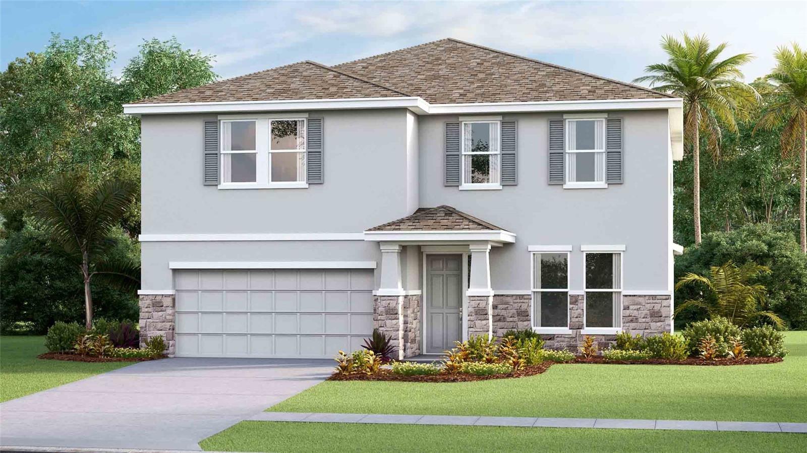 Under Construction. The builder is offering buyers closing cost incentives with use of preferred lender and title company. Located off of SR-56, Woodcreek offers new homes in Wesley Chapel with a prime location that you won’t want to pass up. At the center of this growing city, you’ll be just 15-minutes from I-75 and Tampa Premium Outlets, Main Event Entertainment, and just 5-minutes from Wiregrass Mall and its several dining establishments such as Grill Smith, Red Robin, Noble Crust, and countless other options. Several hospitals serve the area such as St. Joseph and Advent Health, which is just minutes from the community. Pasco County Schools are within 10 minutes of Woodcreek, as is the soon-to-be Wesley Chapel Sports Complex. Popular grocery stores like Target and Publix are all right down the road as well.
Woodcreek features our D.R. Horton express and preferred series that include Luxury Vinyl in the main living and dining area, a stainless-steel appliance package, Quartz countertops, all concrete block construction on the 1st and 2nd stories, and D.R. Horton’s Smart Home system.
Other inventory options may be available in this community. Please reach out for list of availability.
Pictures, photographs, colors, features, and sizes are for illustration purposes only and will vary from the homes as built. Home and community information, including pricing, included features, terms, availability, and amenities, are subject to change and prior sale at any time without notice or obligation. Materials may vary based on availability. D.R. Horton Reserves all Rights.