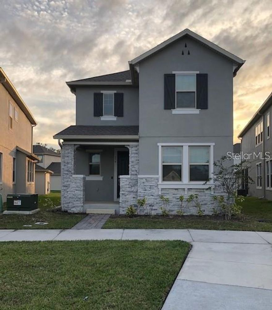 Spectacular home in the highly desired Tuskawilla Crossings community.  Lined with luxurious homes, this community caters to a family-friendly atmosphere featuring a community pool, playground and recreational area. As you enter the home, take notice of the dynamic 2 story foyer guiding you to a spacious living/ dining area.  The kitchen slightly up ahead comes well equipped with Quartz countertops, Stainless Steel appliances, 42" cabinets, double oven, spacious panty.  Off the kitchen enter outside to a cozy rear porch and down the stairs to a spacious 2 car garage.  As you reenter the home, before heading upstairs, the 2 sets of sliding glass doors off the living room area open up to another fantastic porch area that allows wonderful natural light to beam in. bonus room off the main entrance can be anything you desire it to be (office, library, exercise room), there is also a full downstairs bathroom;  head on up to meet your new primary quarters which features an attached flex room.  Primary bathroom comes equipped with garden tub, separate shower stall and huge walk-in closet; second floor also consists of a separate laundry room and 3 spacious bedrooms. Garage is detached from the home making it ideal. The community is situated near Lake Jesup and surrounded by parks, golf courses, and wildlife preserves. It has easy access to major highways like I-4 and Florida 417.