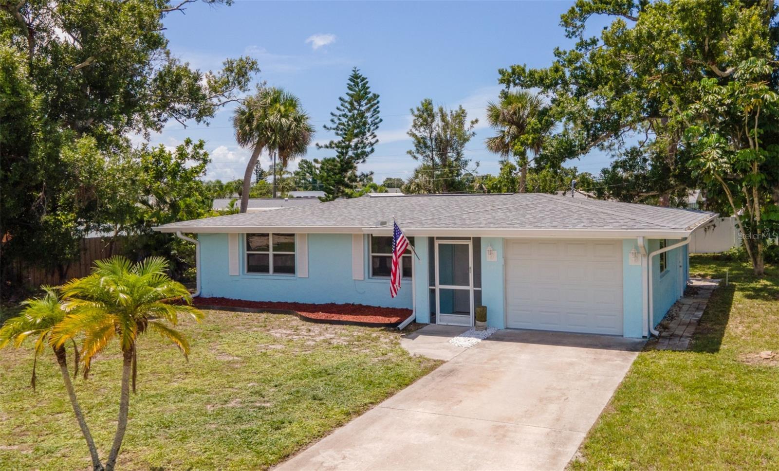 Old Florida charm meets updated touches in this home perfectly located in the HEART OF ENGLEWOOD! Whether you are searching for a cozy winter escape, a savvy investment property, or your next full-time Florida home, this one checks all the boxes. Nestled JUST BLOCKS from vibrant, HISTORIC DEARBORN STREET and only minutes from the sands of Englewood Beach, this home offers the relaxed coastal lifestyle you’ve been dreaming of. ***Step through the screened entryway and into a bright, welcoming living space bathed in natural light. It’s the perfect spot to unwind after a beach day or gather with loved ones for movie night. The open-concept kitchen is a delight for any home chef, with a window overlooking the backyard—ideal for entertaining without missing a moment of the fun. ~~~FRESHLY PAINTED inside and out, brand new LAMINATE FLOORING in the bedrooms; this home is move-in ready with major updates including a NEW ROOF, gutters, and soffits for peace of mind. Love to be outdoors? The oversized backyard is your personal Florida playground—perfect for BBQs, games, storing your toys, or even adding your dream pool! ***The spacious PRIMARY BEDROOM offers a tranquil retreat, while a guest room and full bathroom ensure plenty of space for visitors. Tucked away in the back of the garage, the laundry/utility room keeps everything neat and functional, giving you the convenience of a true garage for parking or storage. ~~~Opportunity is knocking—bring your personal touches and make this charming bungalow your own! Your home qualifies for membership in the exclusive ENGLEWOOD GARDENS BEACH CLUB, granting you access to a pristine private beach, clubhouse, and recreational area! Live just minutes from world-class golf courses, stunning beaches, local art festivals, top-notch dining, and the vibrant lifestyle that Englewood is known for. ***Don’t miss your chance—schedule your private tour today and start living the Florida lifestyle you deserve!