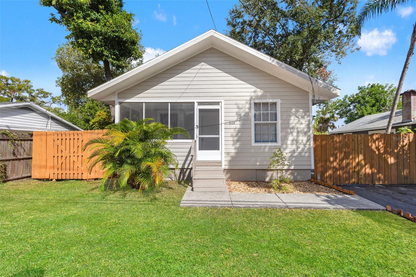 This charming 3 bedroom, 1 bath home has been thoughtfully refreshed inside and out - perfect for investors or first time buyers looking for a move in ready property in a high demand area. Enjoy peace of mind with a BRAND NEW ROOF and BRAND NEW AC, both with transferable warranties, along with new siding and fresh exterior paint that give this home great curb appeal. Step inside to a bright, welcoming living space filled with natural light and an easy flow throughout. The kitchen maintains its classic charm, while the three bedrooms allow comfortable, functional living for any lifestyle. Out back, the fully fenced yard is a blank canvas - ideal for a landscaping enthusiast to create a vibrant garden or peaceful outdoor retreat. Located close to shopping, dining, schools, and just a short drive to Bradenton’s beautiful Gulf beaches, this property combines comfort, convenience, and excellent investment potential. This home is move in ready, worry-free, and full of opportunity. Schedule your showing today!