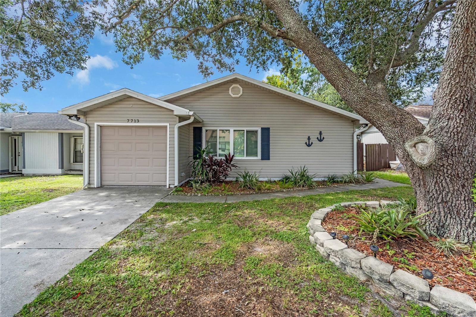 Welcome to Orange River Estates! This updated 3-bedroom, 2-bath home features an open floor plan that blends the living, dining, and kitchen areas—perfect for everyday living and entertaining. A NEWer roof adds major value and peace of mind. Natural light pours in through the windows, giving the home a bright, inviting feel throughout. The primary suite includes a walk-in closet and a refreshed en-suite bath, while the second bathroom has also been updated. The fully fenced backyard is ideal for kids, pets, or simply enjoying the outdoors in privacy. A one-car garage offers secure parking or extra storage. Community amenities include a pool, tennis courts, and a park. Plus, you're just minutes from USF, Busch Gardens, I-4, and I-75—making this location as convenient as it is charming!