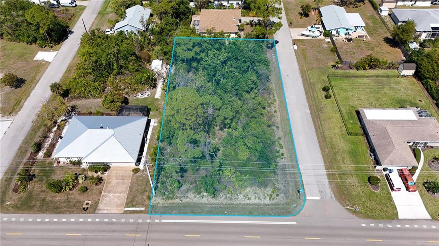 Don't miss out on this rare opportunity to build your dream home on this expansive 18,000 sq ft corner lot, in the highly desirable South Venice area. Properties of this size in such a prime location don’t come available often, making this a standout opportunity for those looking to create something truly special.

With no deed restrictions, HOA, or association fees, you’ll have the freedom to design your ideal home exactly how you envision it! Whether that includes a custom layout, outdoor living space, or a private pool. Additionally the lot is located in Flood Zone X giving you added peace of mind during storm season.

Enjoy a quiet, laid-back setting while still being just minutes from everything that makes the area so desirable. Nearby Shamrock Park & Nature Center offers walking trails, tennis courts, basketball courts, and a playground, while the Legacy Trail provides miles of scenic biking and jogging paths.

You’ll also have convenient access to the South Venice Beach Ferry and Boat Ramp, giving you access to a private beach along the Gulf, perfect for relaxing days in the sun. Just a short drive away, Historic Downtown Venice and Venice Island offer charming shops, local dining, art galleries, and year-round events.

With multiple public beaches close by and endless opportunities to enjoy the Florida lifestyle, this property truly offers the best of location, flexibility, and potential. Don’t miss your chance to secure a piece of paradise in one of the area’s most sought-after communities.